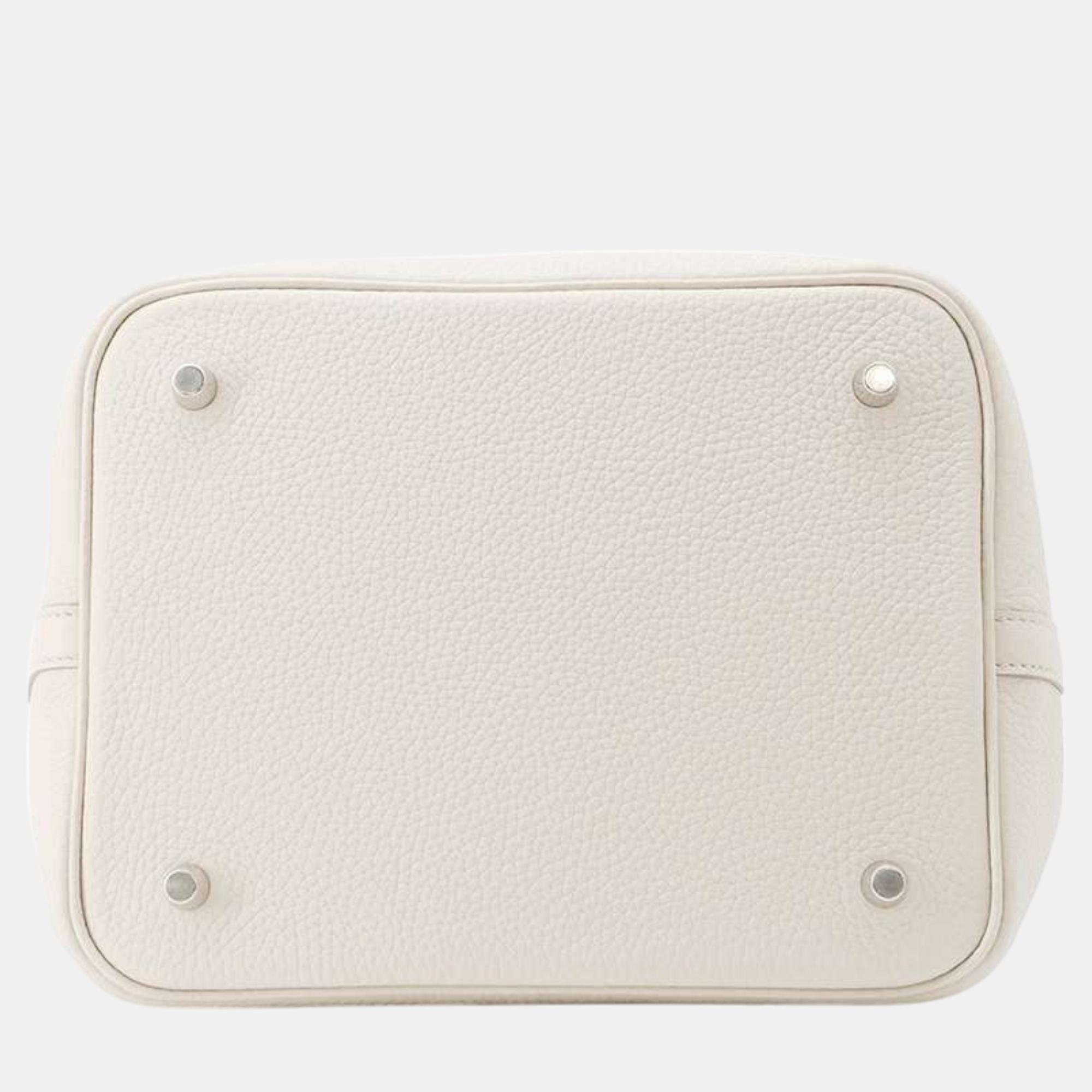 Hermes Beton Taurillon Clemence  Picotin Lock MM Bag 