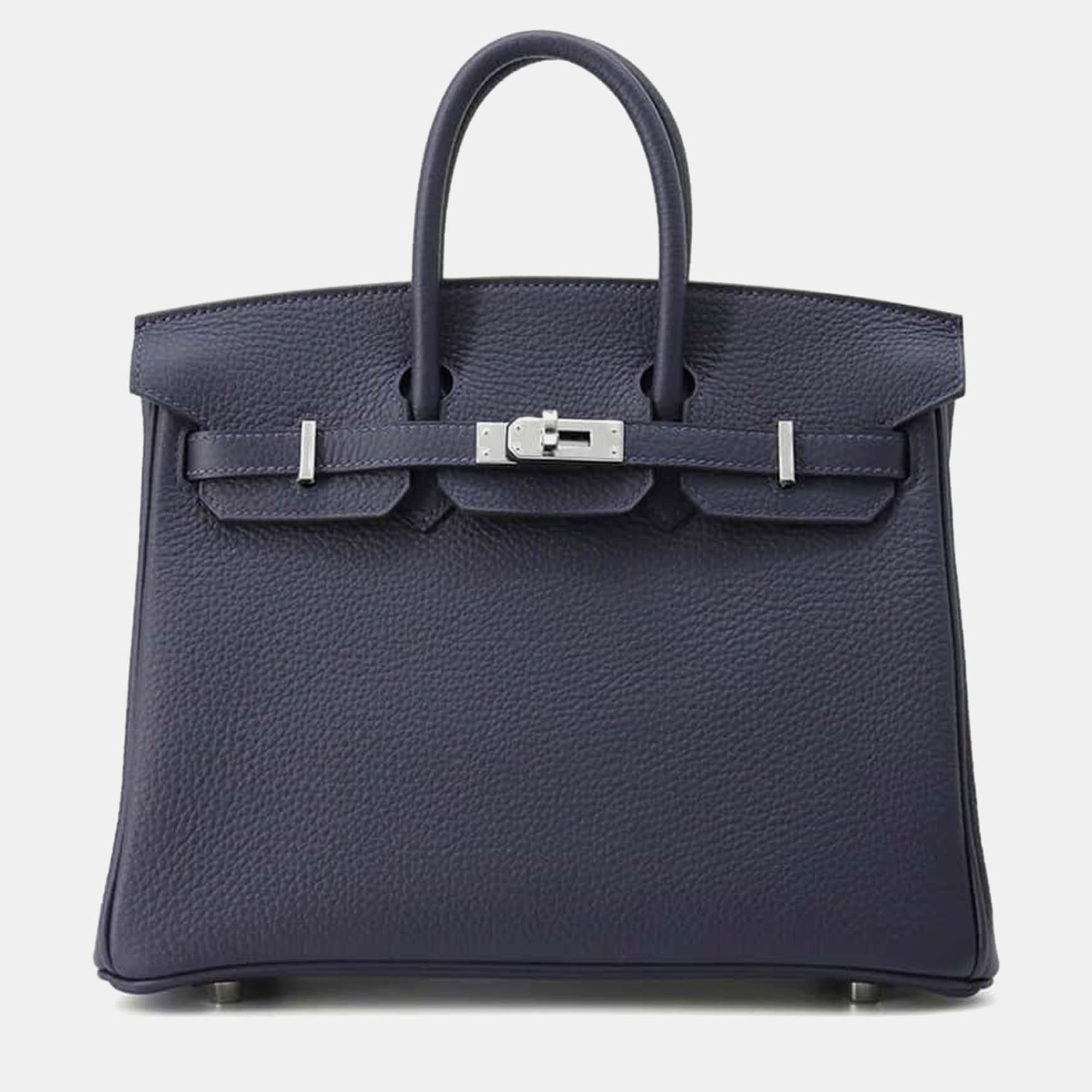 

Hermes Birkin Blue Nuit  Togo Leather Size