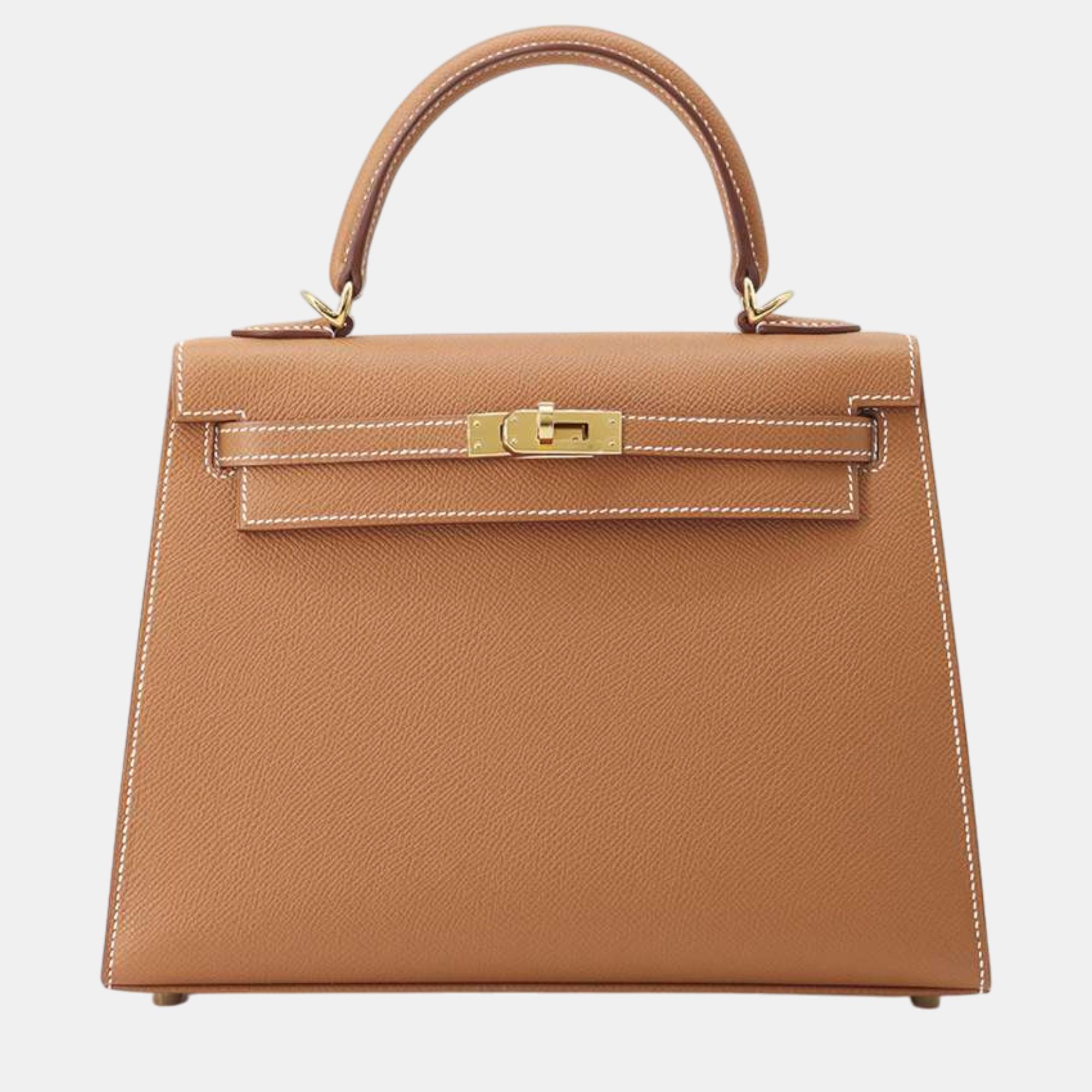 

Hermes Kelly Sellier Gold Epsom Size