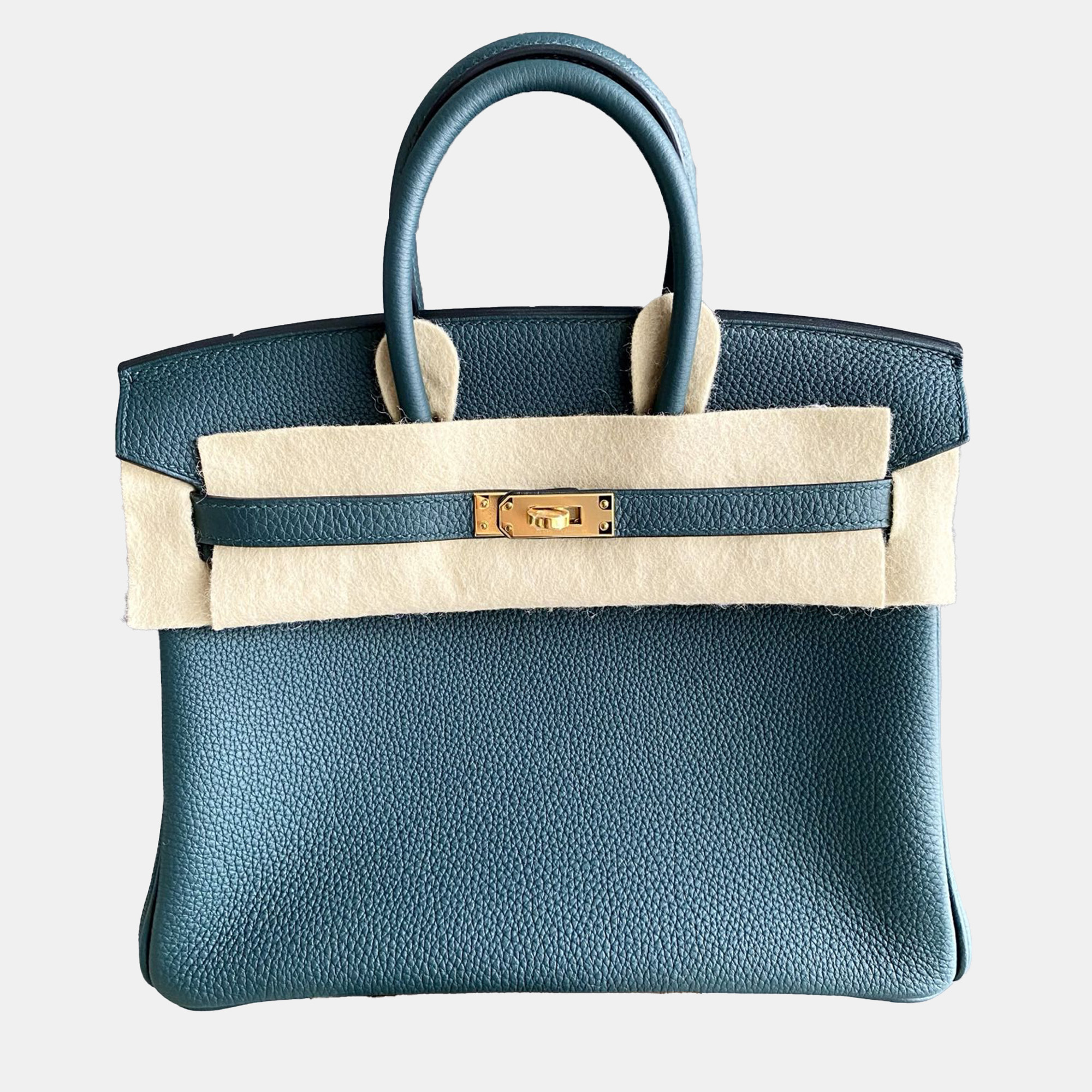 

Hermes birkin25 Gold Hardware togo bag, Black