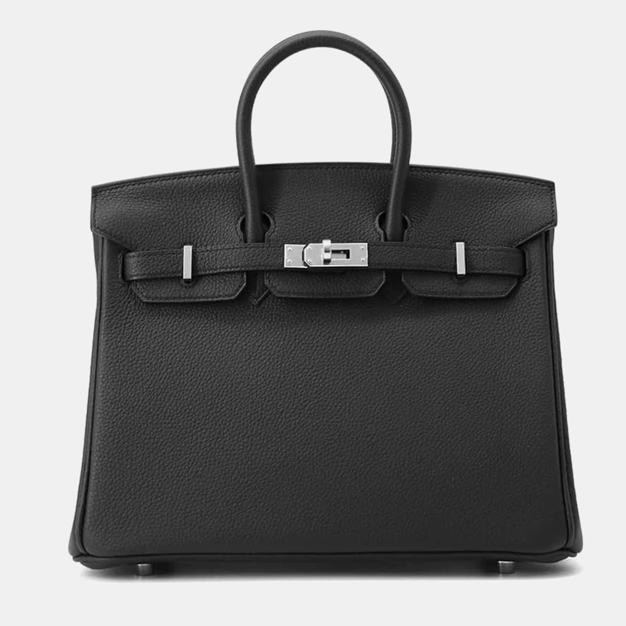 

Hermes Black Togo Leather Birkin Size