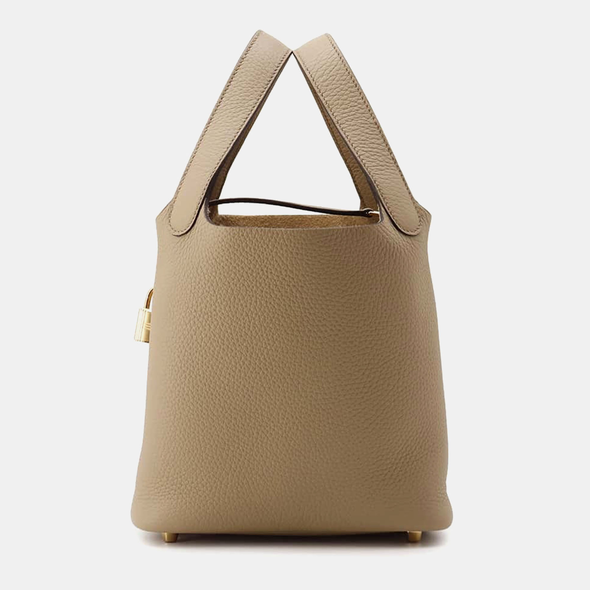 

Hermes Beige Marfa Taurillon Clemence Picotin Lock Size Pm