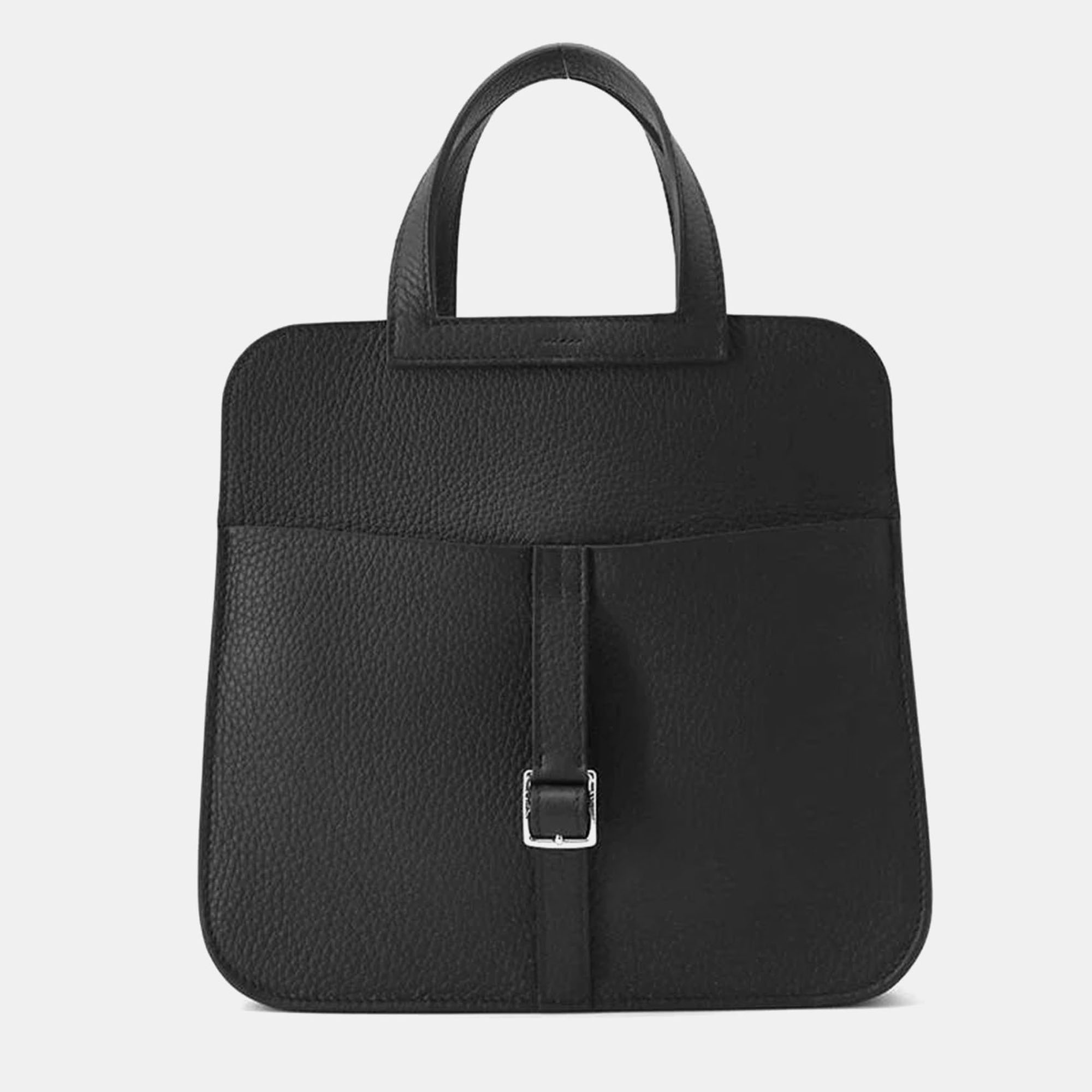 

Hermes Black Taurillon Clemence Halzan 25