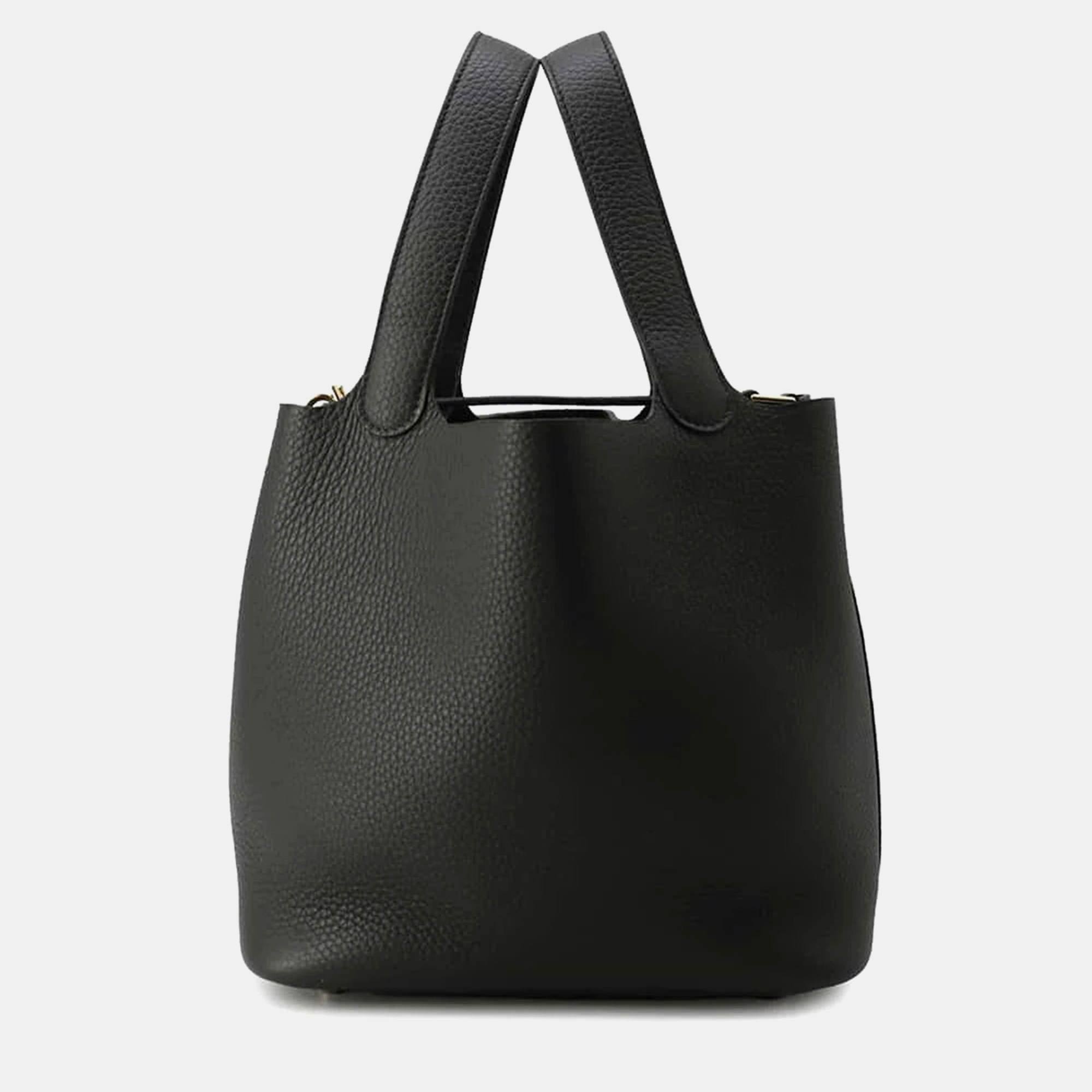 

Hermes Black Taurillon Clemence Picotin Lock 22 Bag