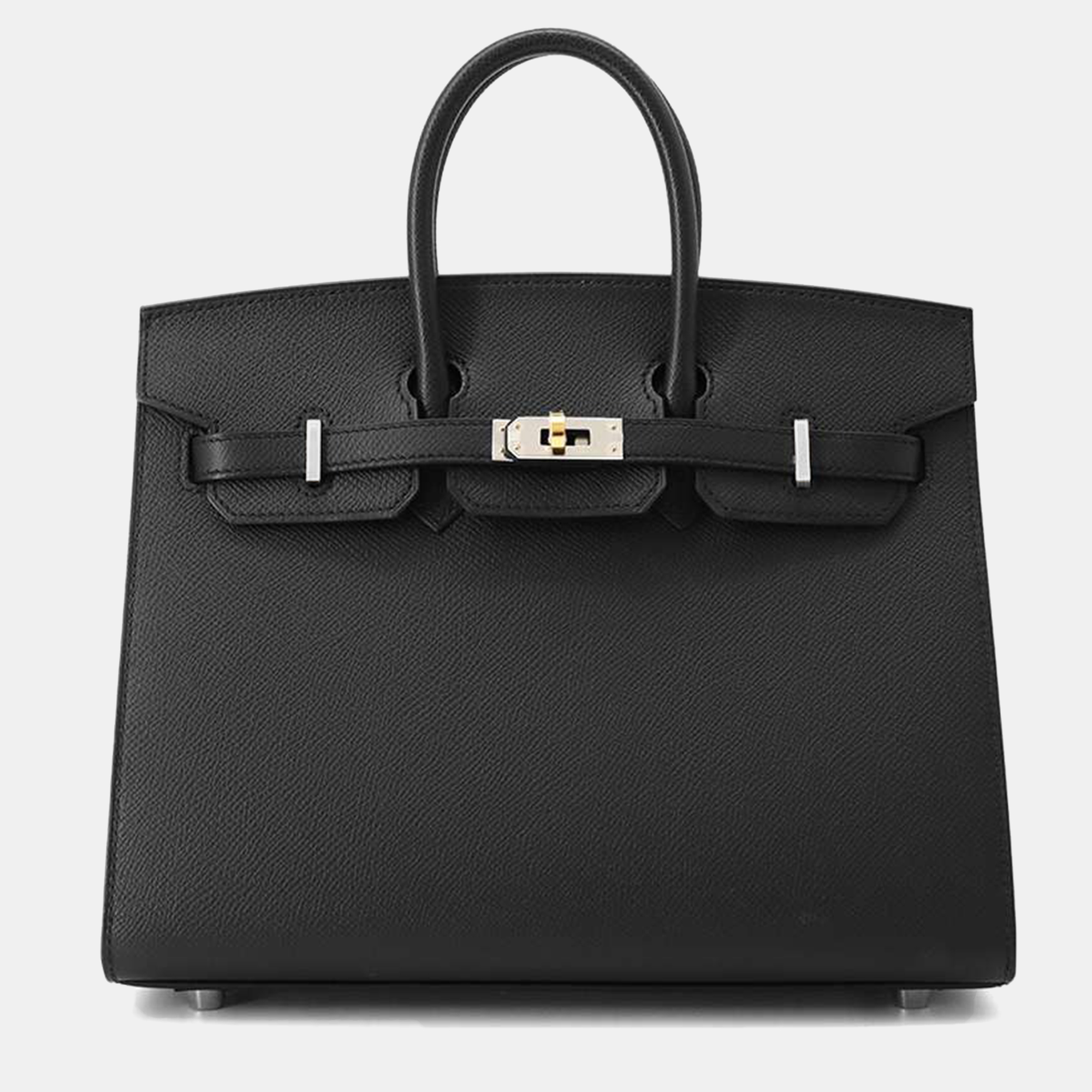 

Hermes Black Epsom Birkin Sellier Size