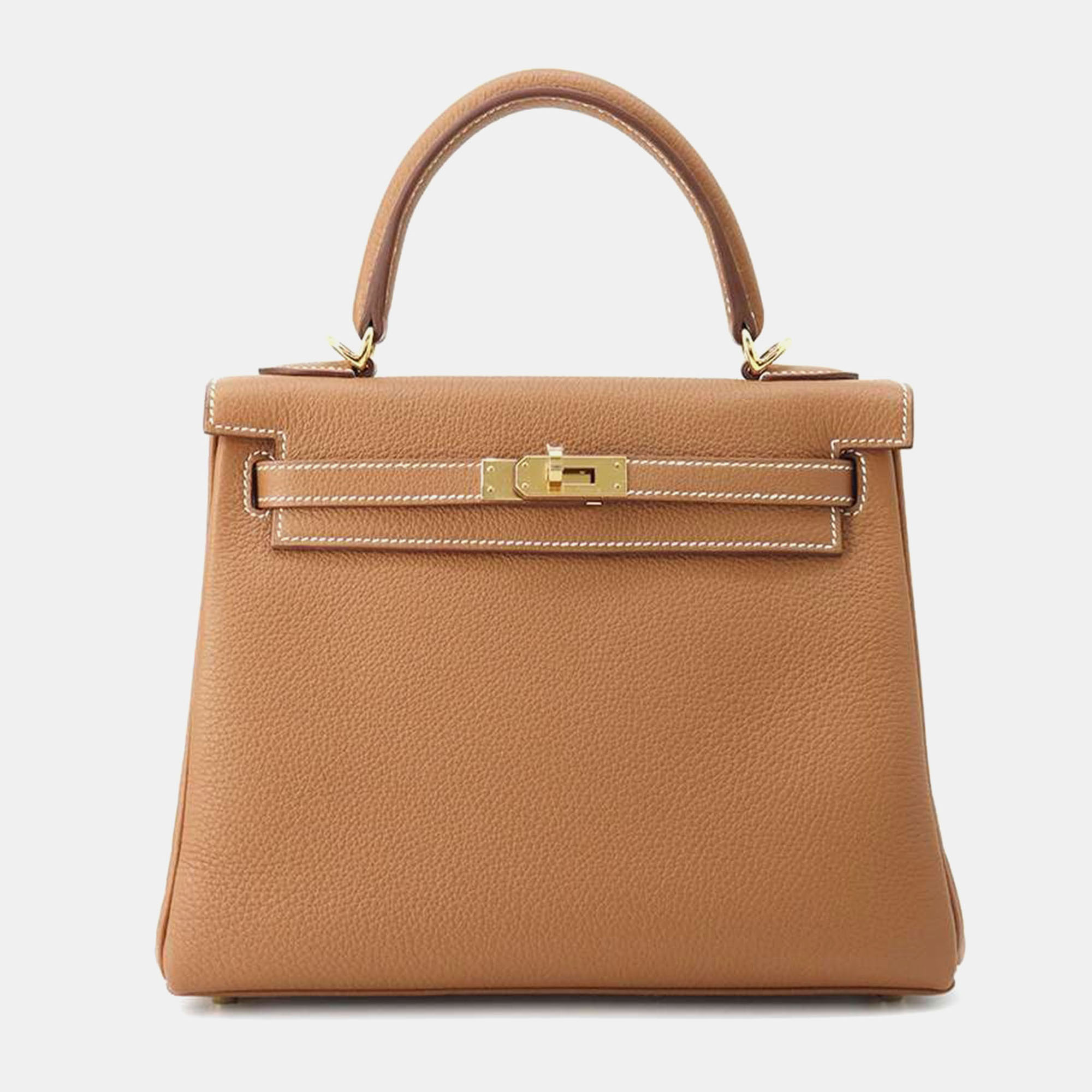 

Hermes Gold Togo Leather Kelly Retourne Size