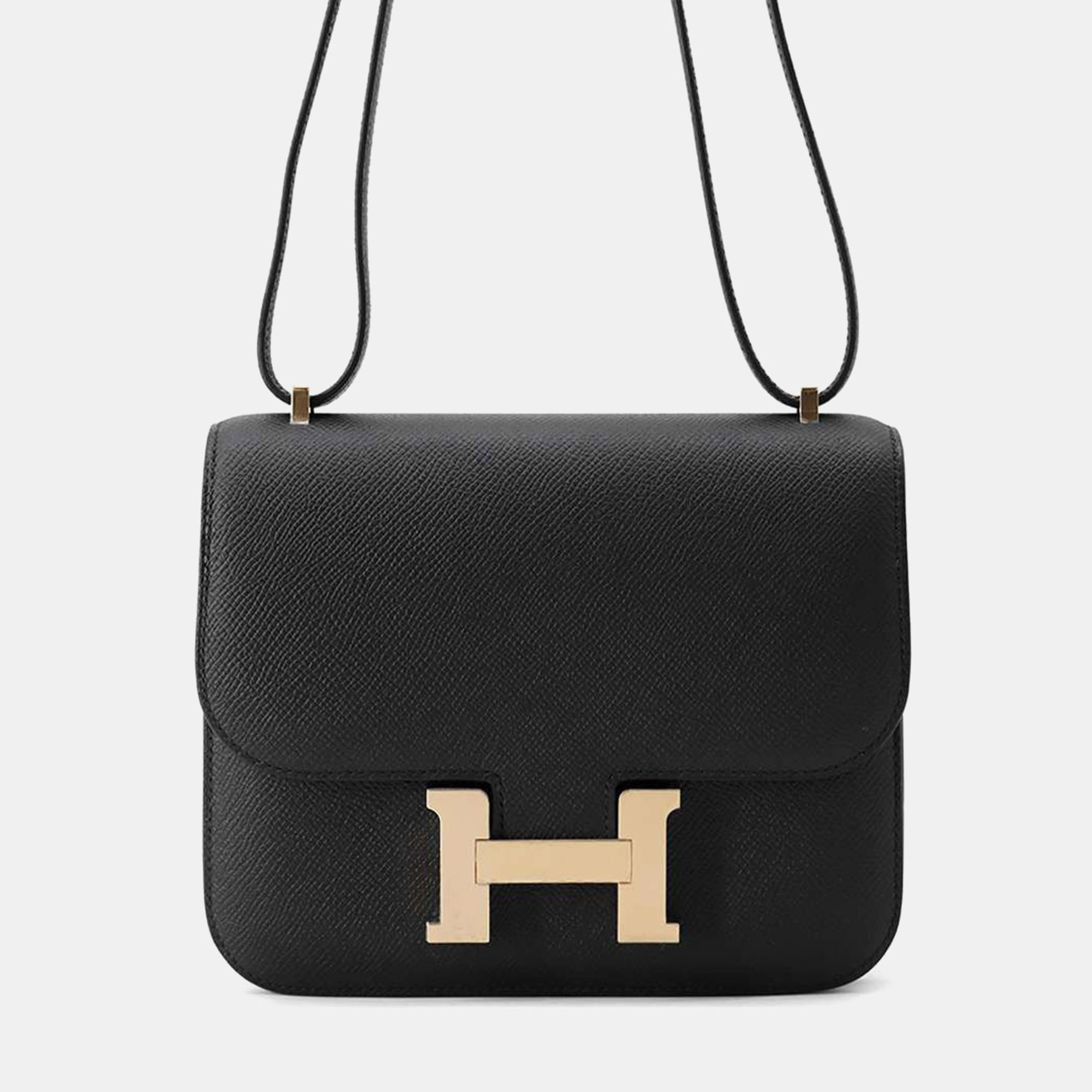 

Hermes Black Epsom Constance3 Miroir Size Mini
