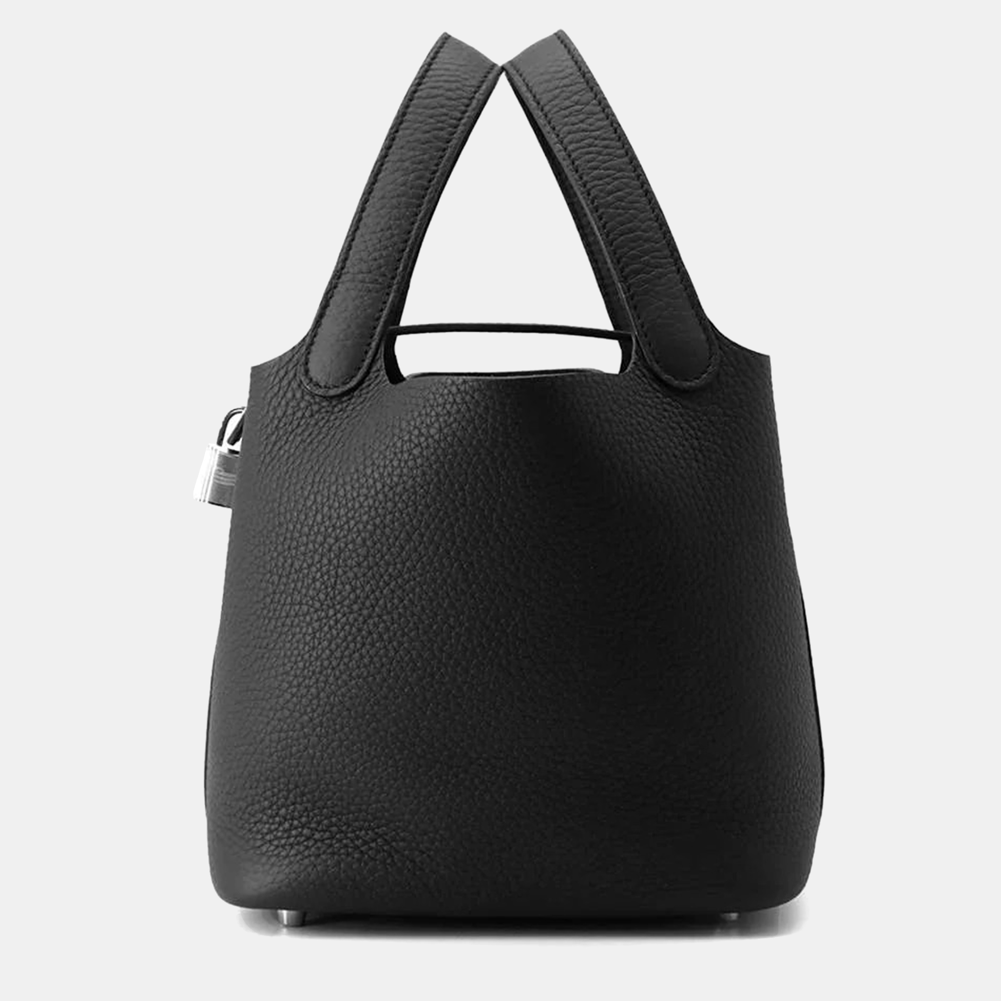 

Hermès Black Taurillon Clemence Picotin Lock 18