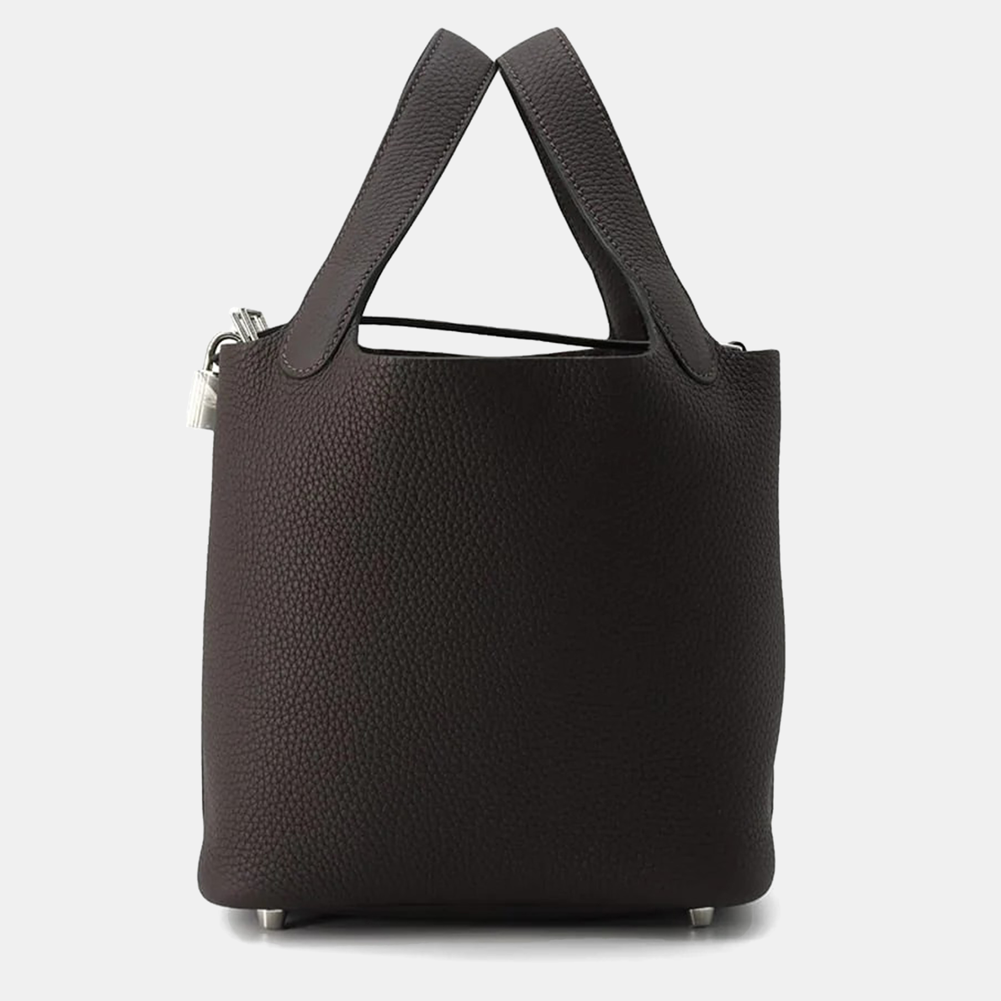 

Hermes Macassar Taurillon Clemence Picotin Lock 18, Brown