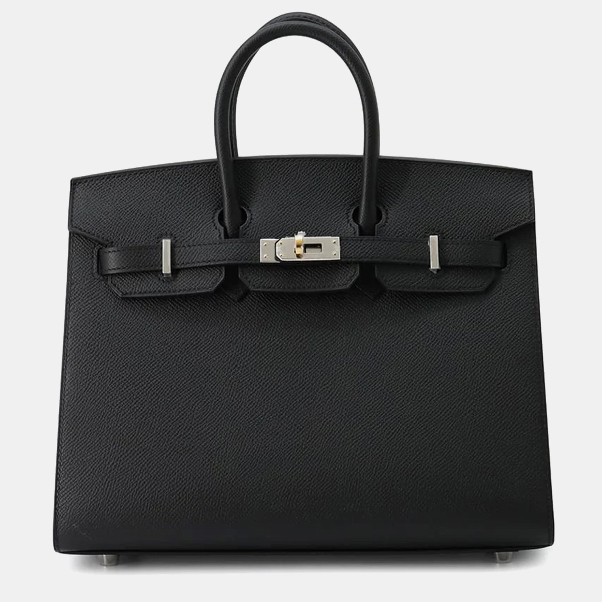 

Hermes Black Epsom Birkin Sellier Size