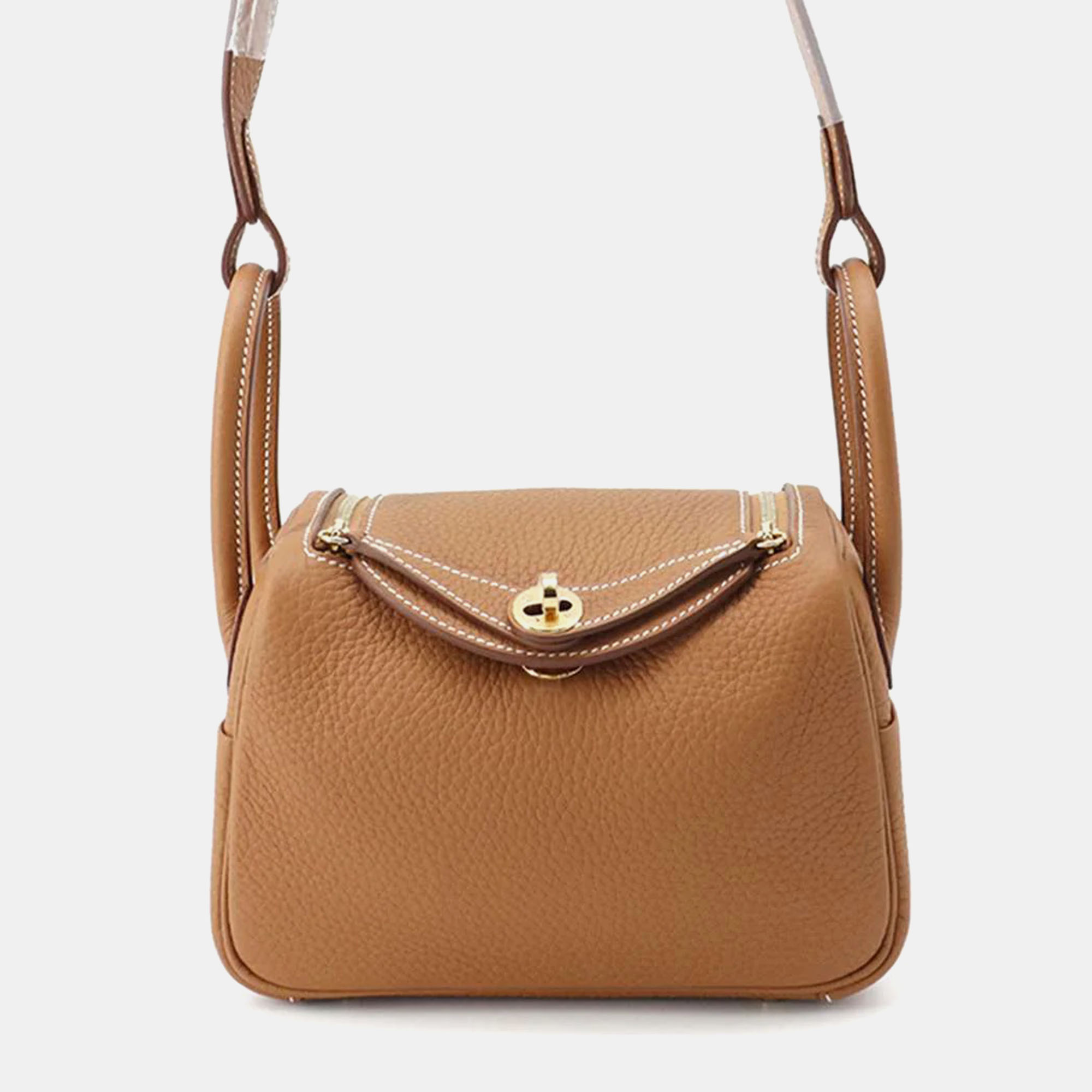 

Hermes Mini Lindy Gold Taurillon Clemence