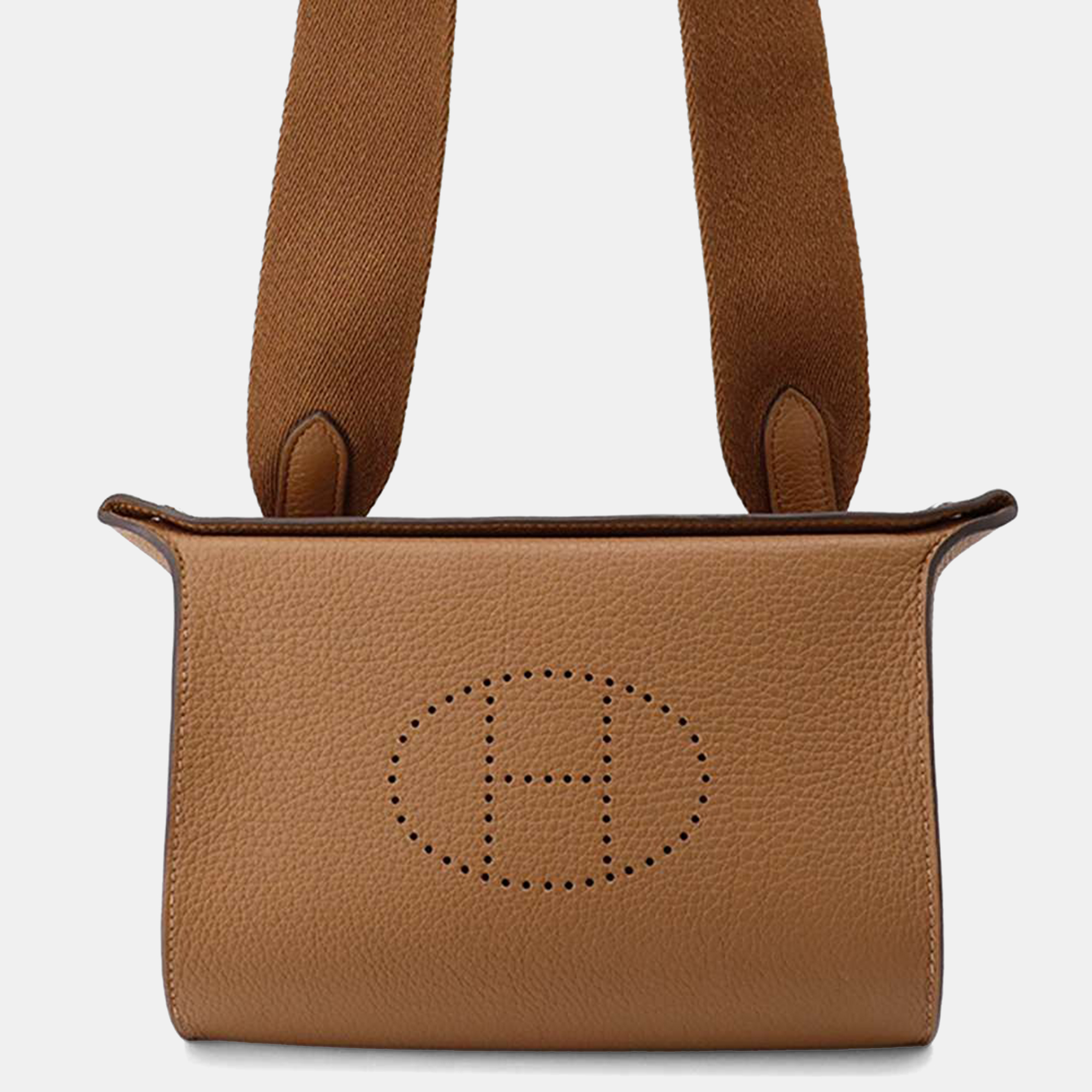 

Hermes Videpoches Halzan Togo Leather, Brown