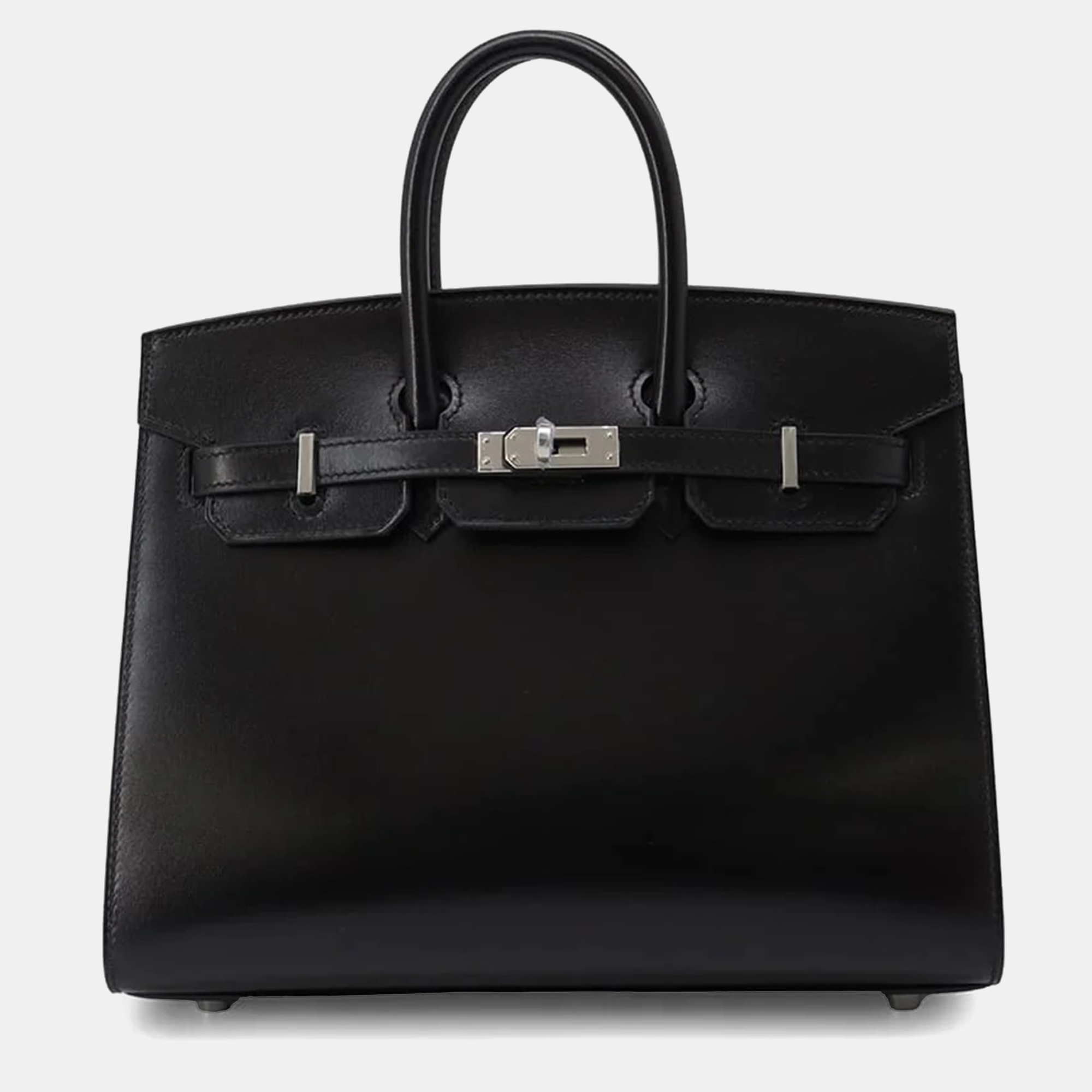 

Hermes Birkin 25 Sellier Black Box Calf Leather