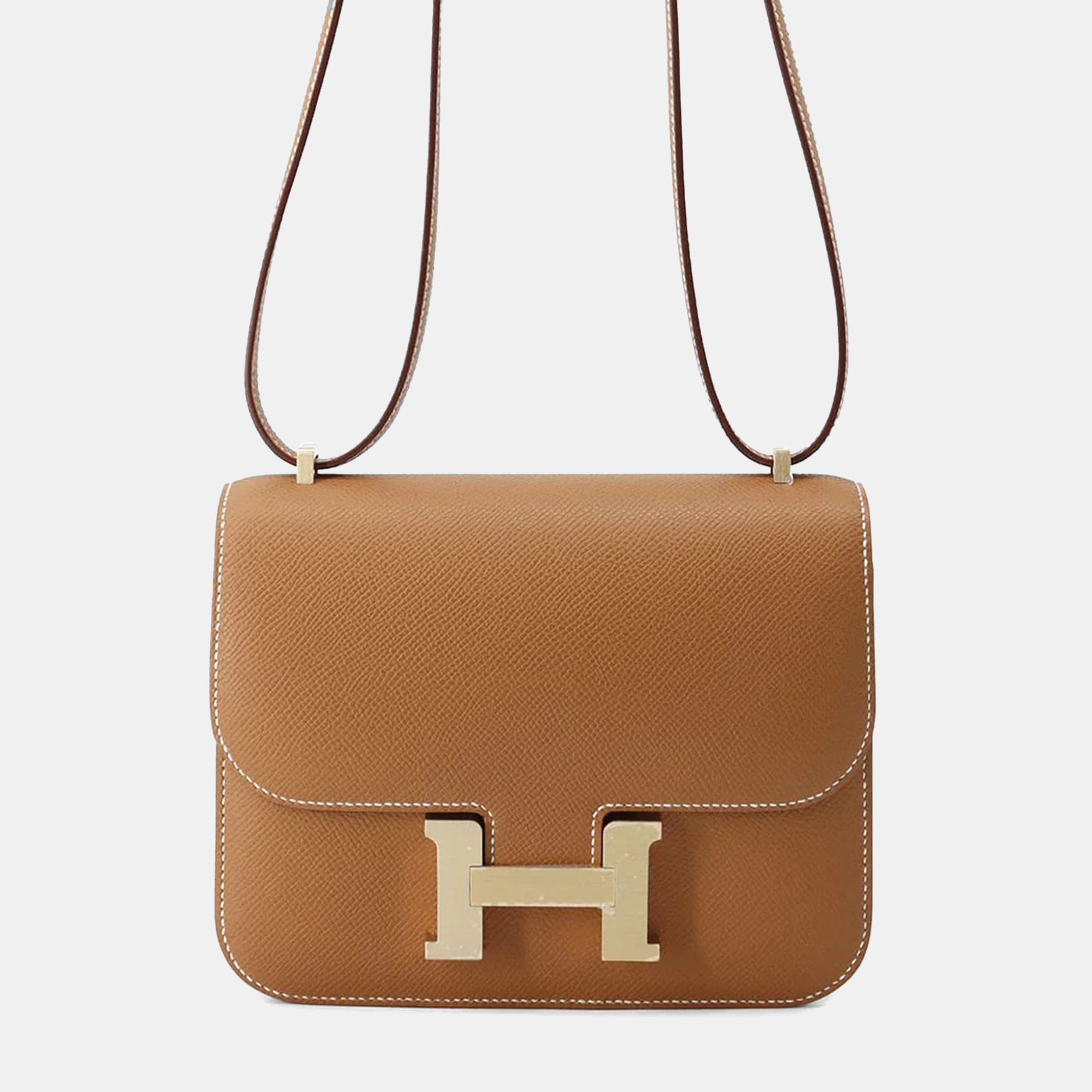 

Hermes Mini Constance3 Miroir Gold Epsom, Brown