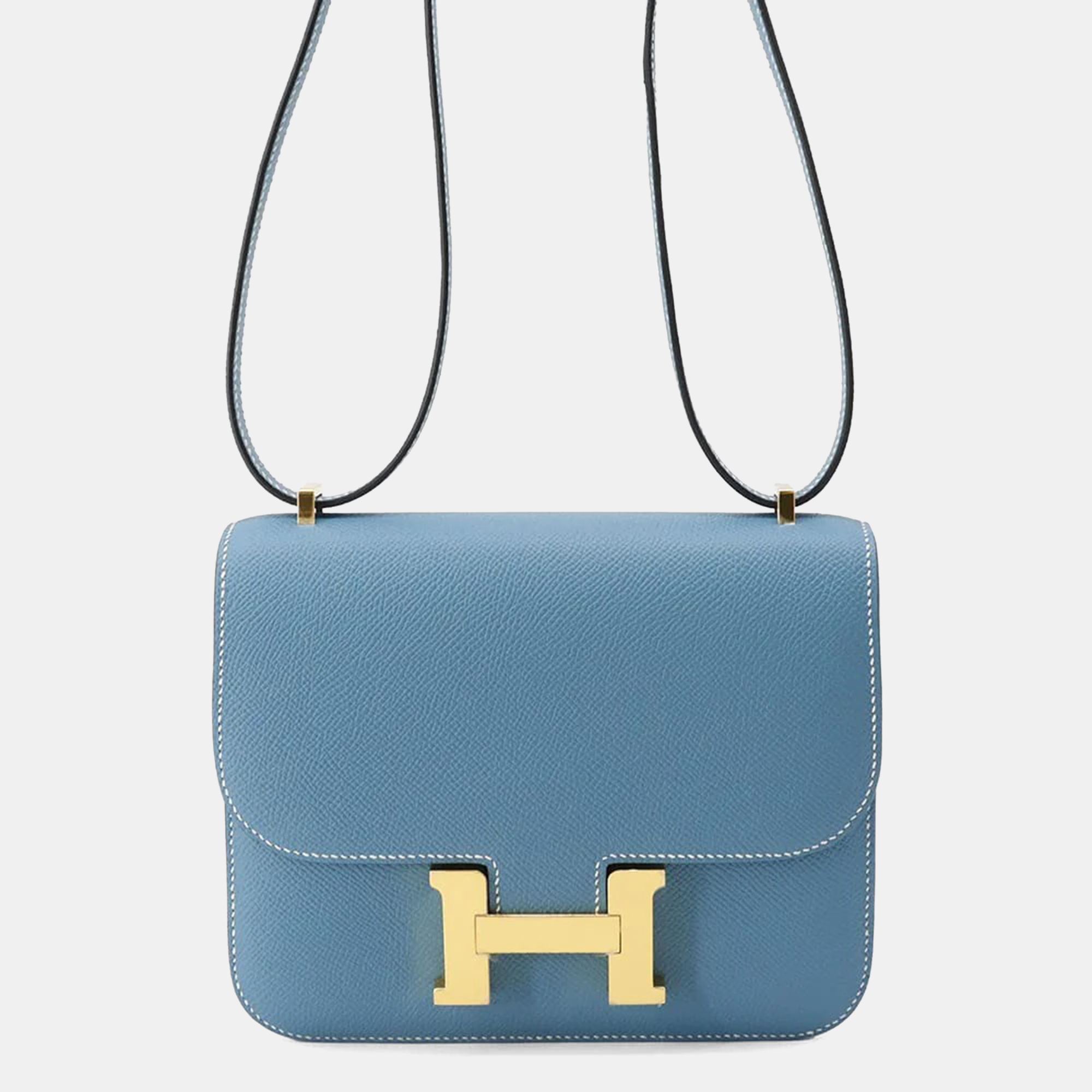 

Hermes Constance 3 Mini Size New Blue Jean Epsom Bag