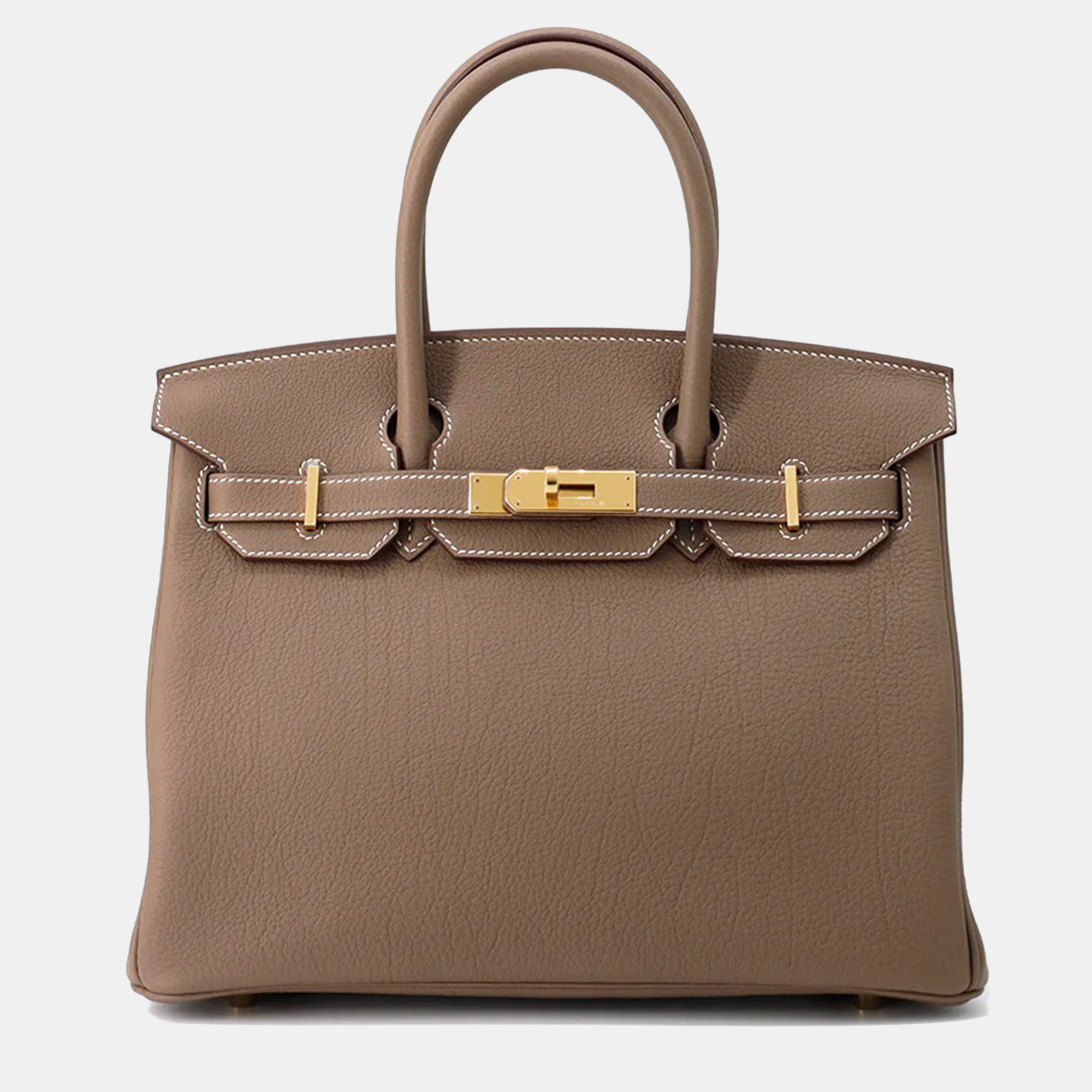 

Hermes Birkin 30 Etoupe Togo Leather Tote Bag, Brown