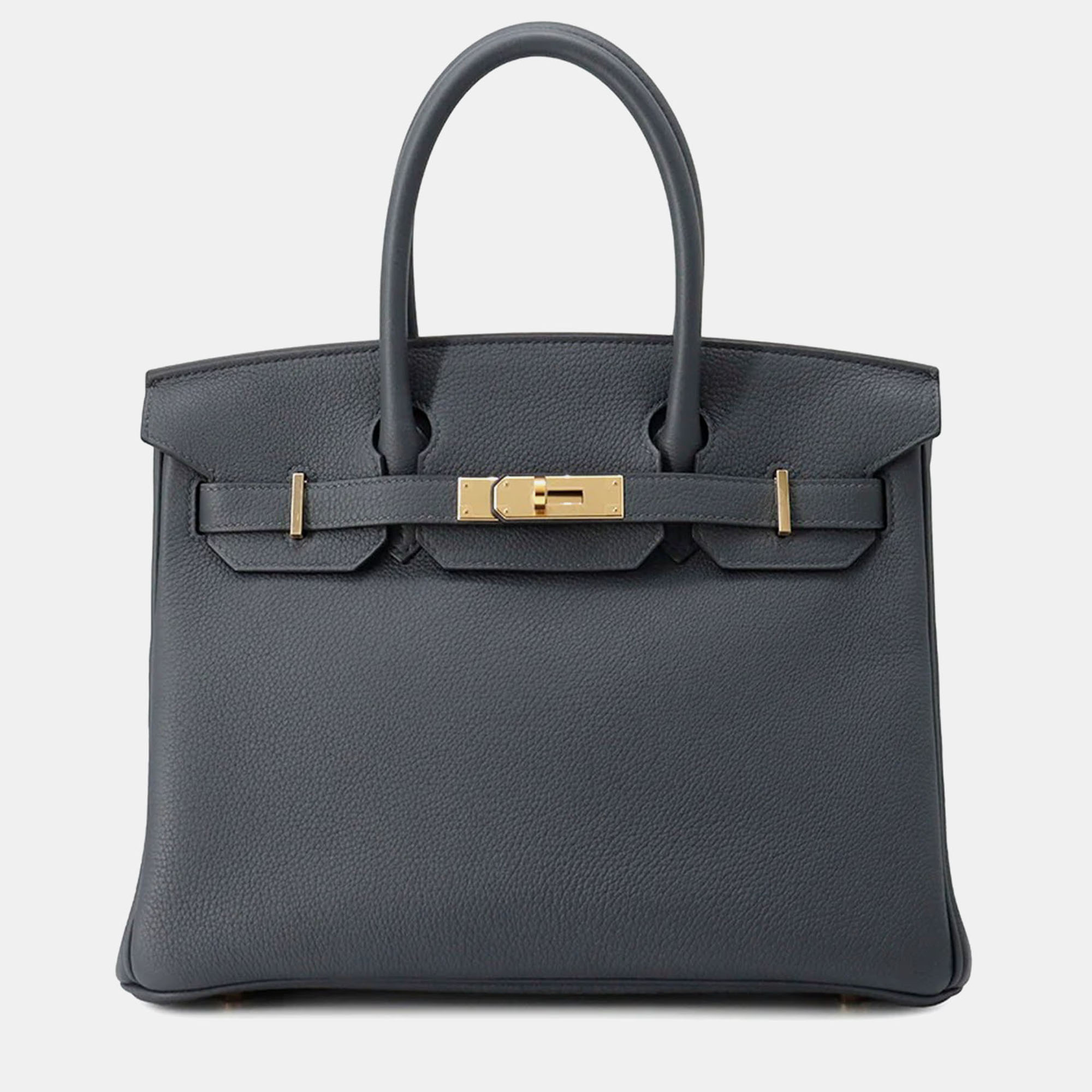 

Hermes Birkin 30 Grimist Togo Leather Bag, Grey