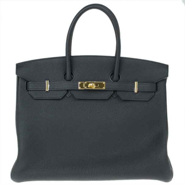 Hermes Black Togo Birkin 35
