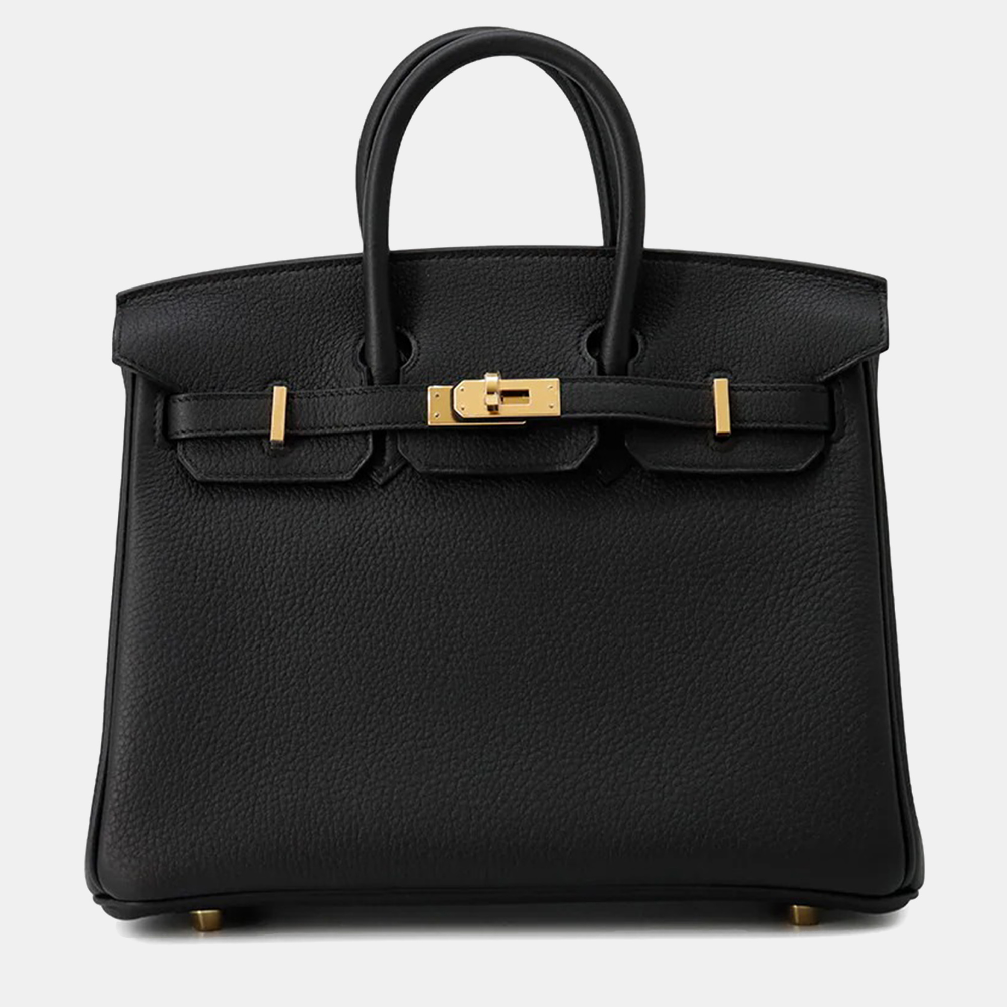 

Hermes Birkin 25 Black Togo Leather Handbag