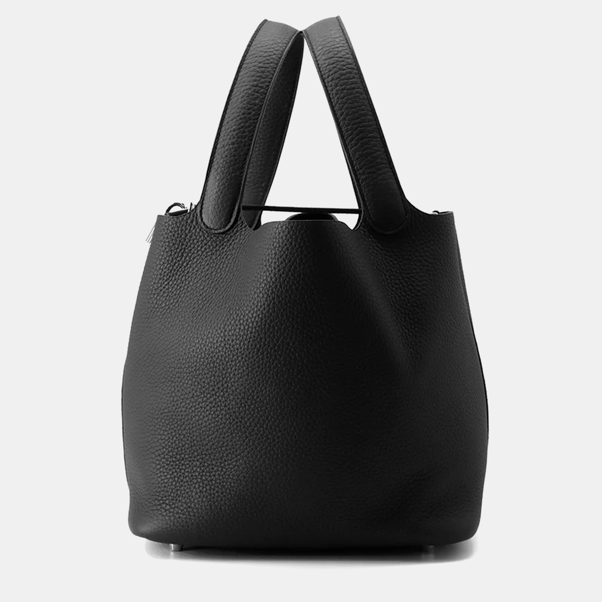 

Hermes Picotin Lock 22 Black Taurillon Clemence Leather Bag
