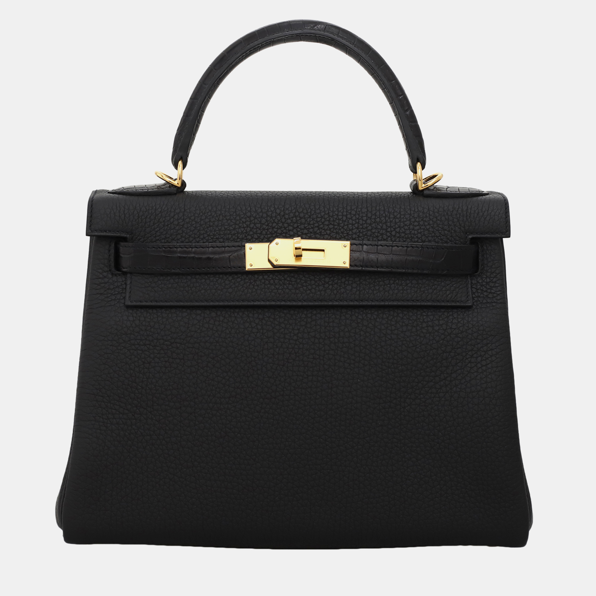 

Hermes Kelly 28 Touch Bag, Black