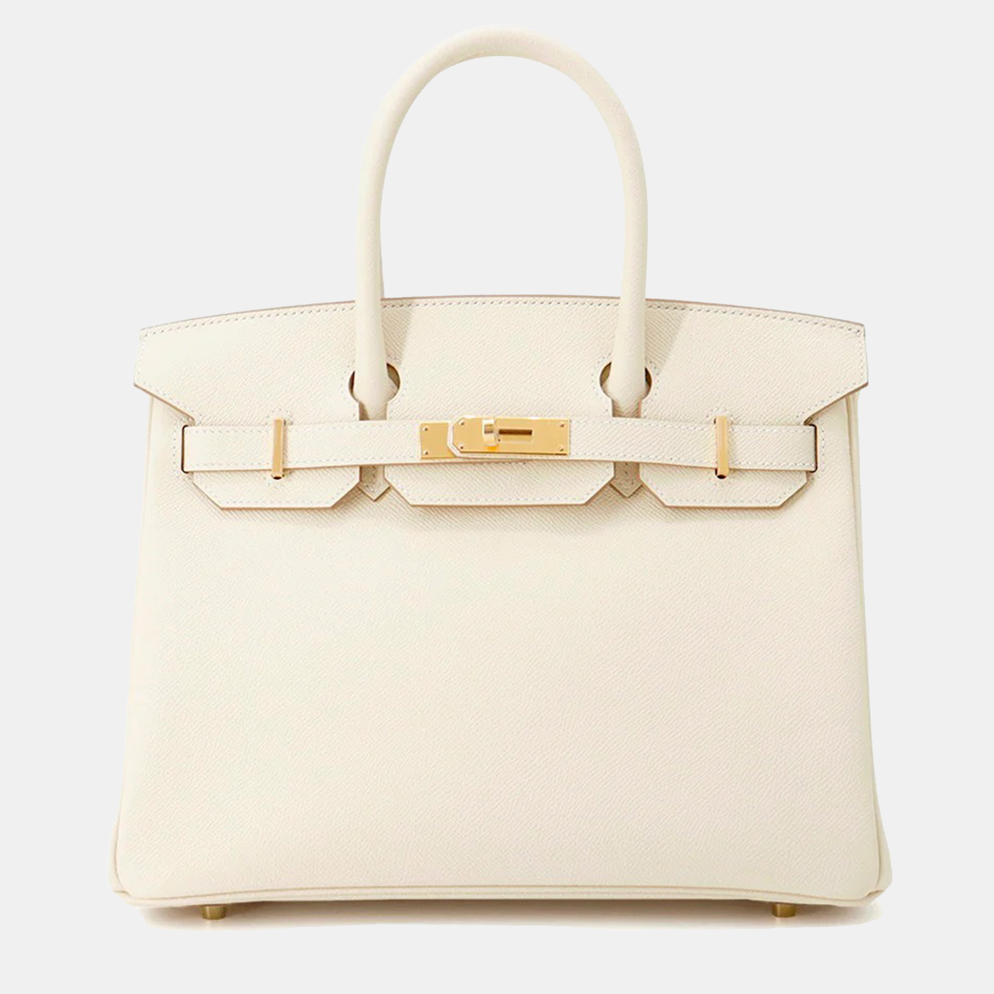 

Hermes Birkin 30 Craie Epsom Tote Bag, Cream