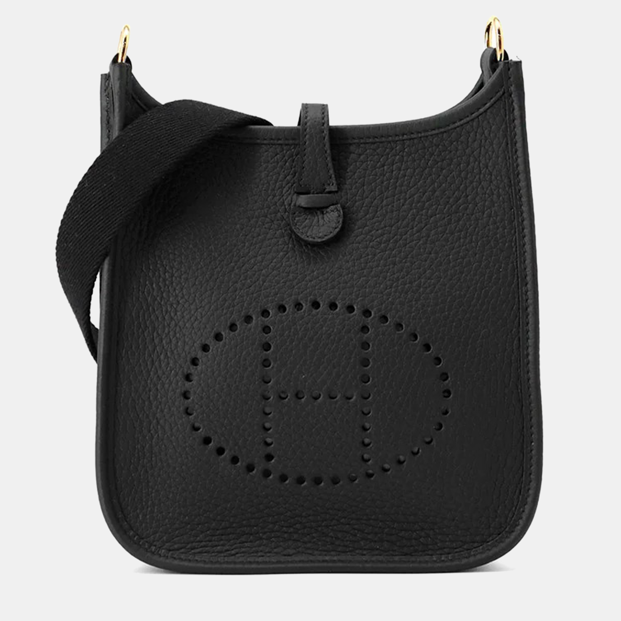 

Hermes Evelyne Long TPM Black Taurillon Clemence Crossbody Bag