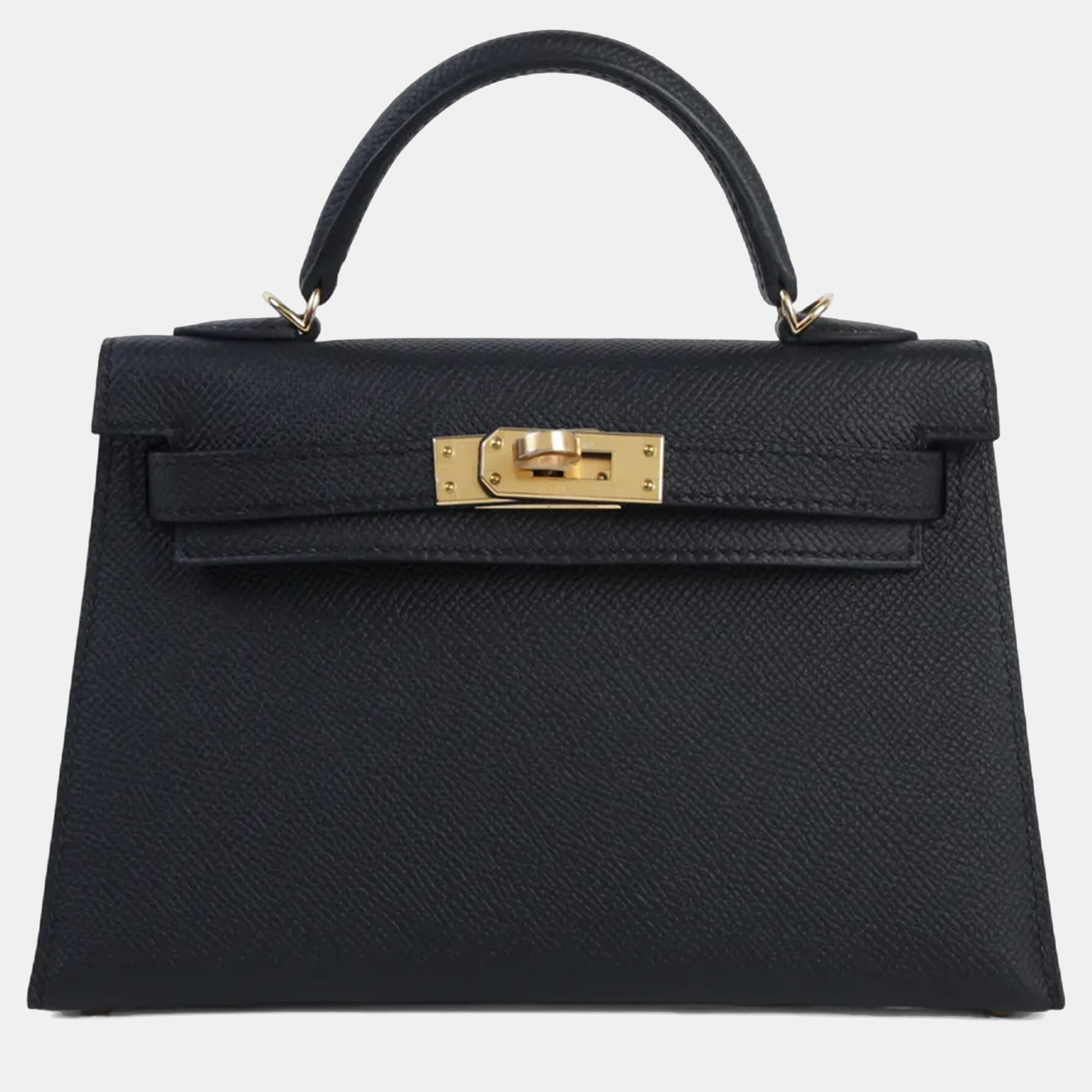 

Hermes Mini Kelly II Black Epsom Gold Hardware Bag