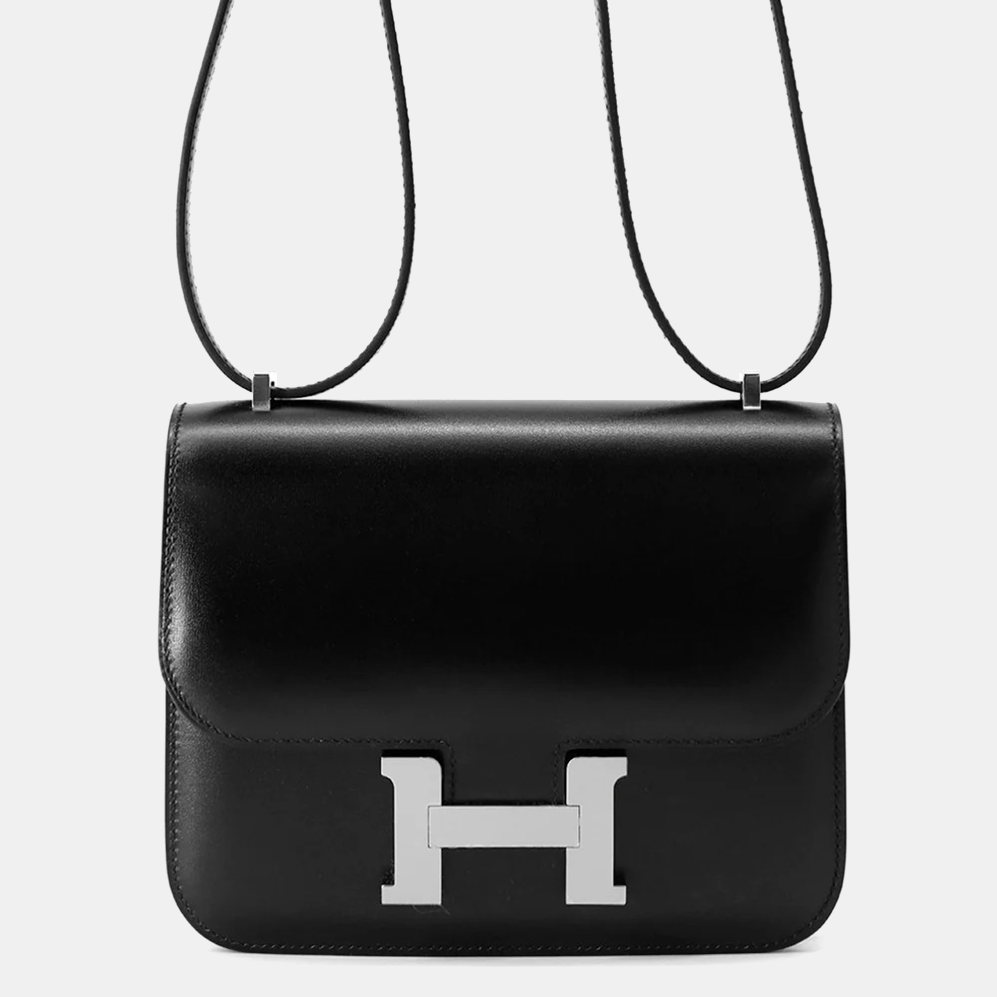 

Hermes Constance Mini Black Box Calf Leather Shoulder Bag