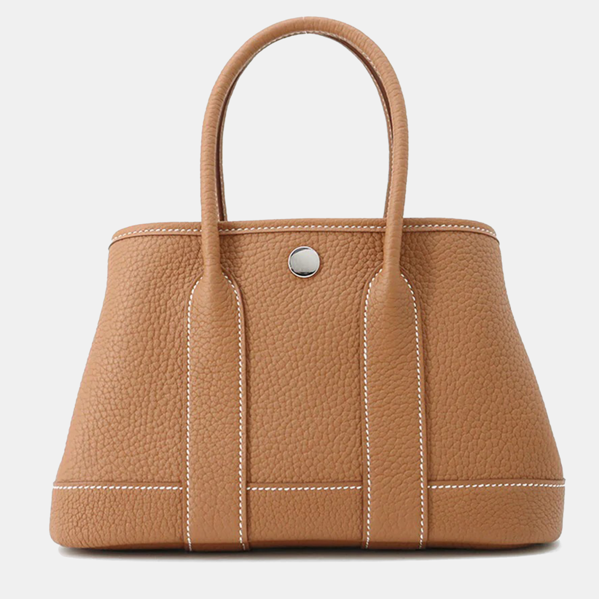 

Hermes Neo Garden 23 Gold Negonda Leather Bag, Brown