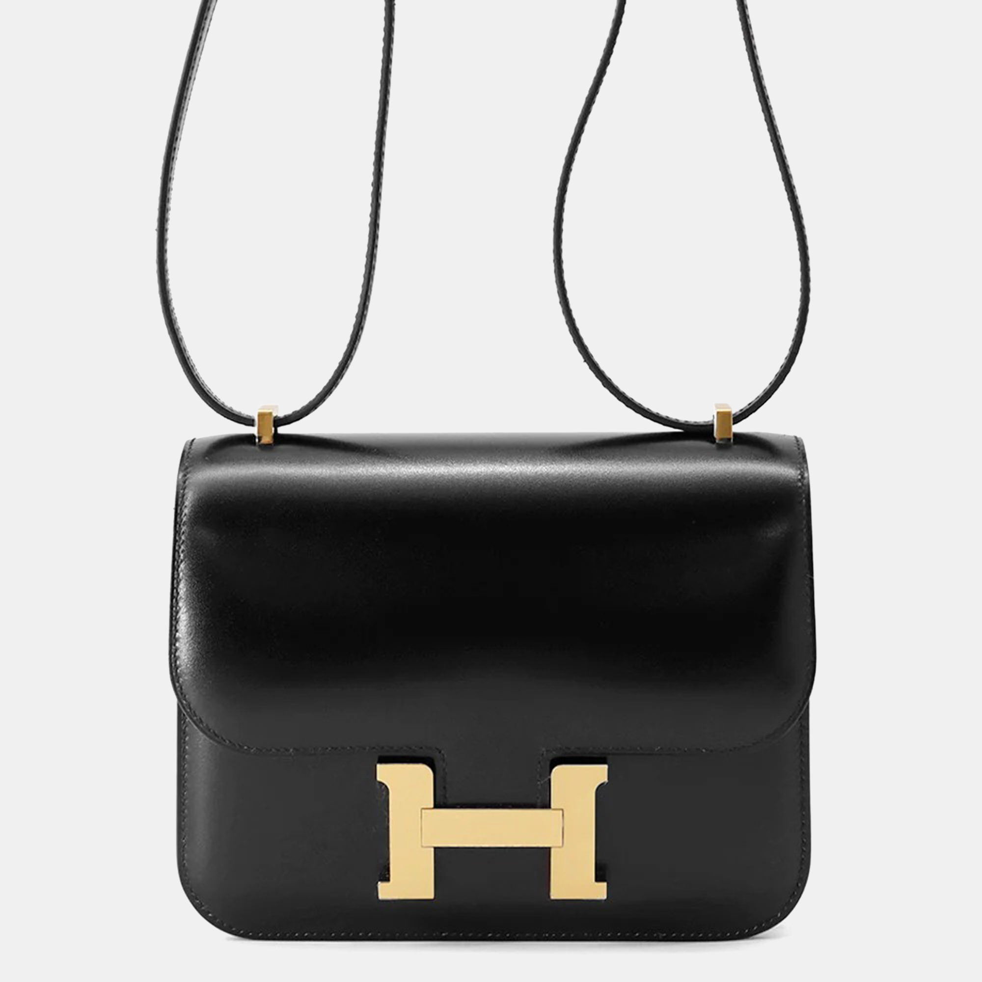 

Hermes Constance Mini Black Box Calf Leather Shoulder Bag