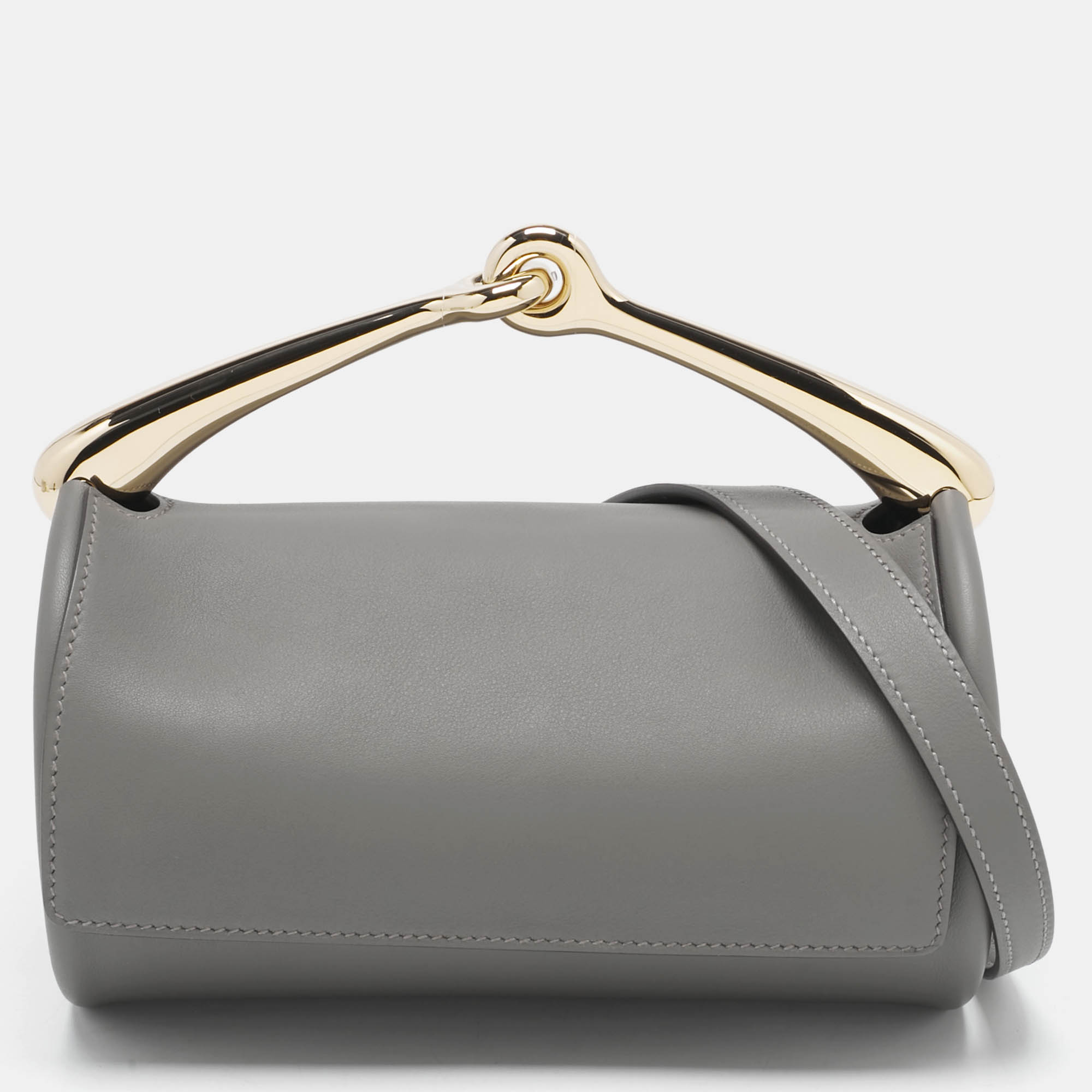 

Hermes Gris Meyer Swift Leather Maximors II Bag, Grey