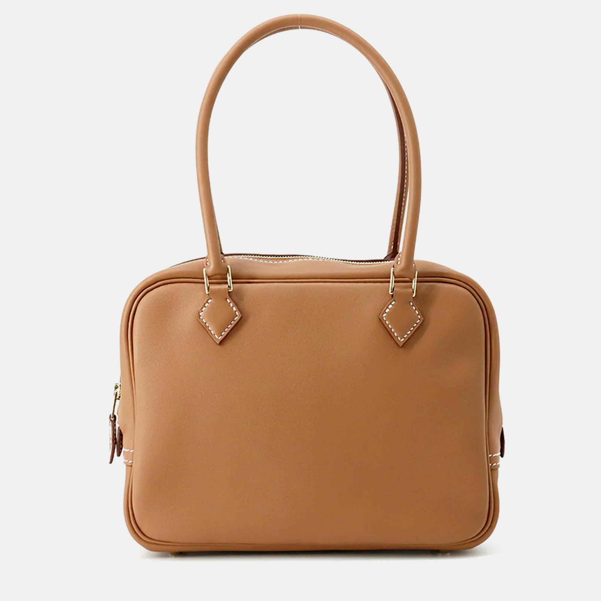 

Hermes Plume Mini Gold Swift Leather Shoulder Bag