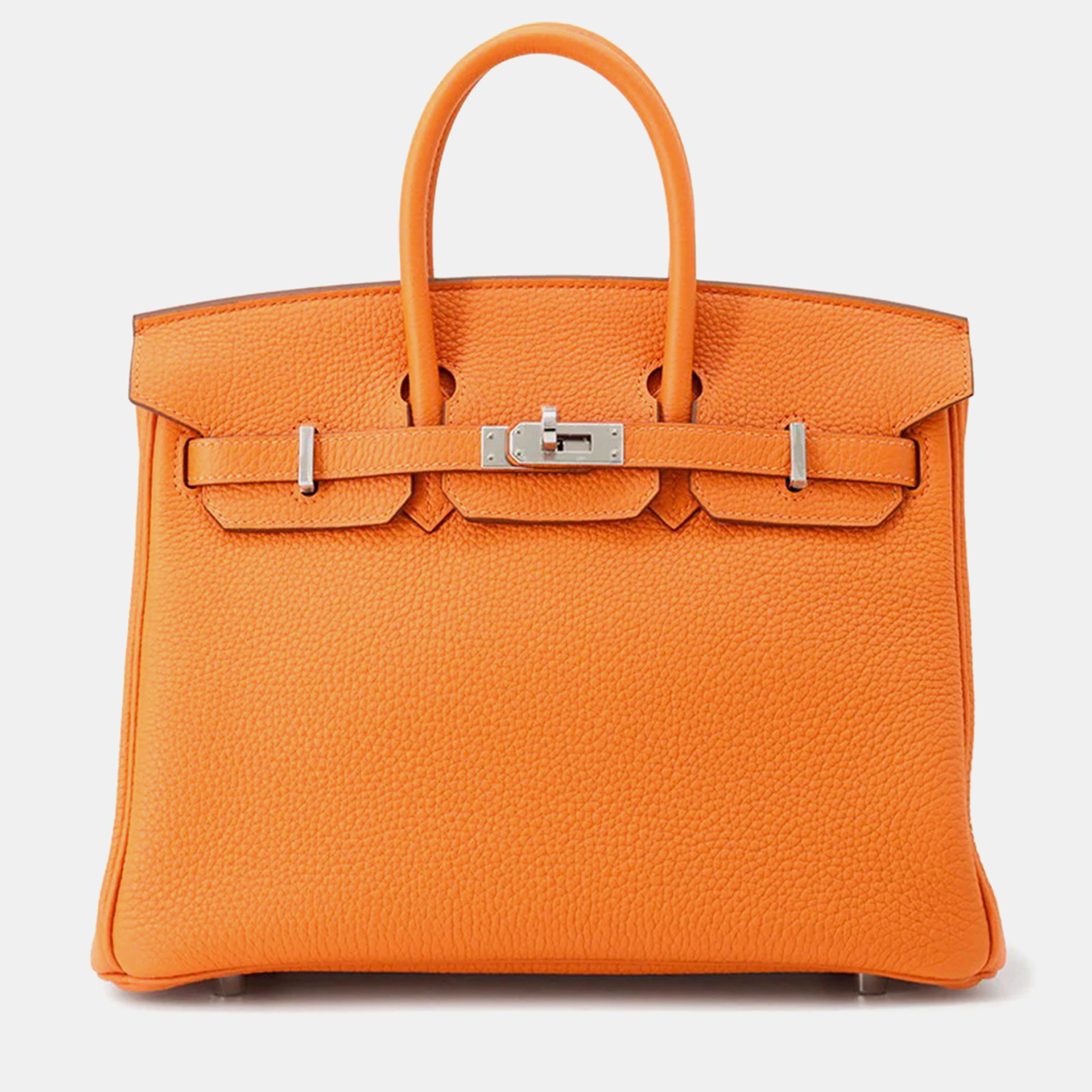 

Hermes Birkin Orange Togo Leather Size