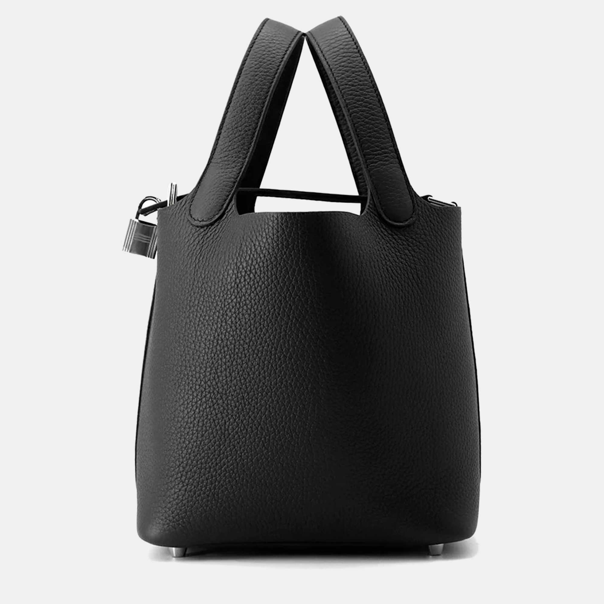

Hermes Picotin Lock Black Taurillon Clemence Handbag 18