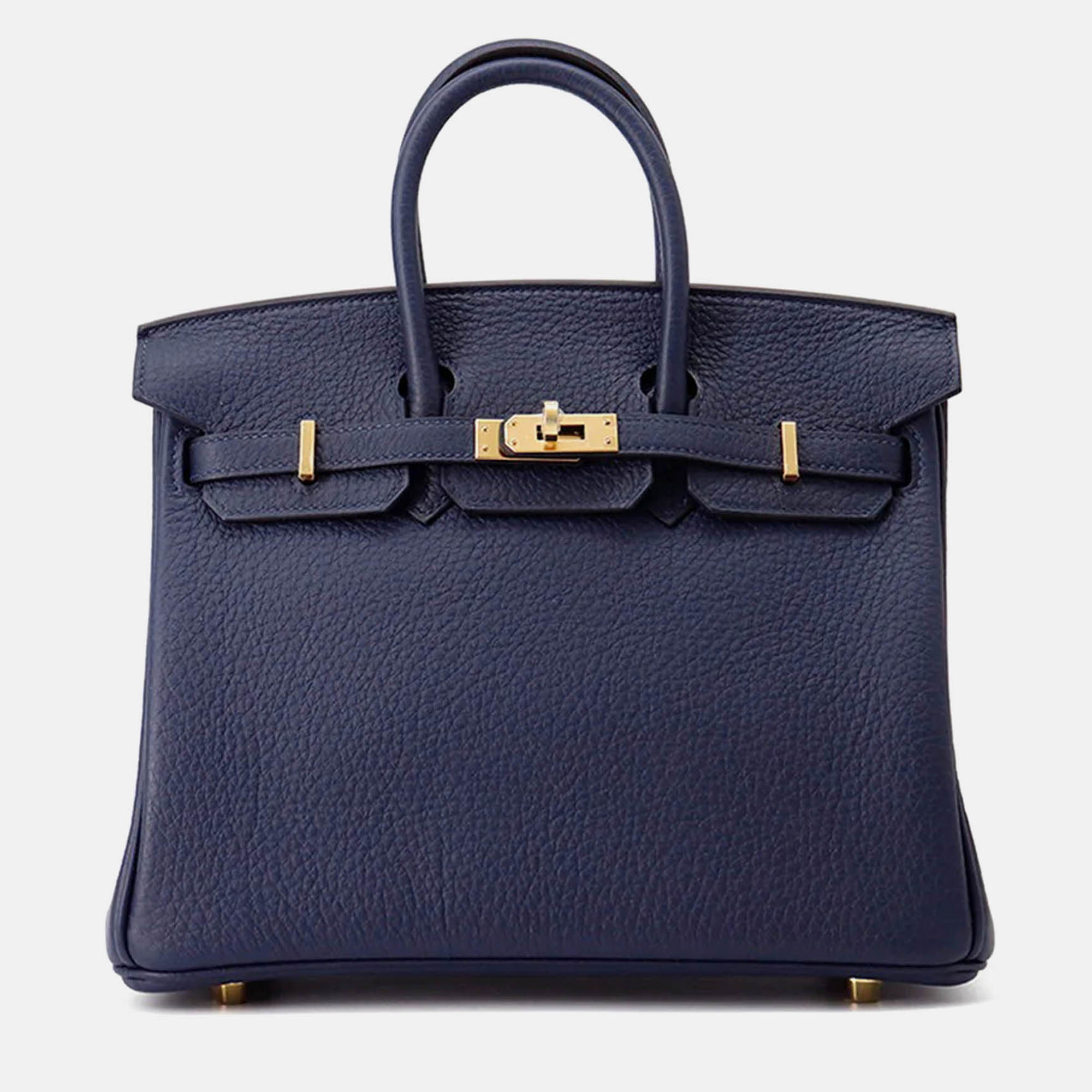 

Hermes Birkin Blue Abysse Togo Leather Size
