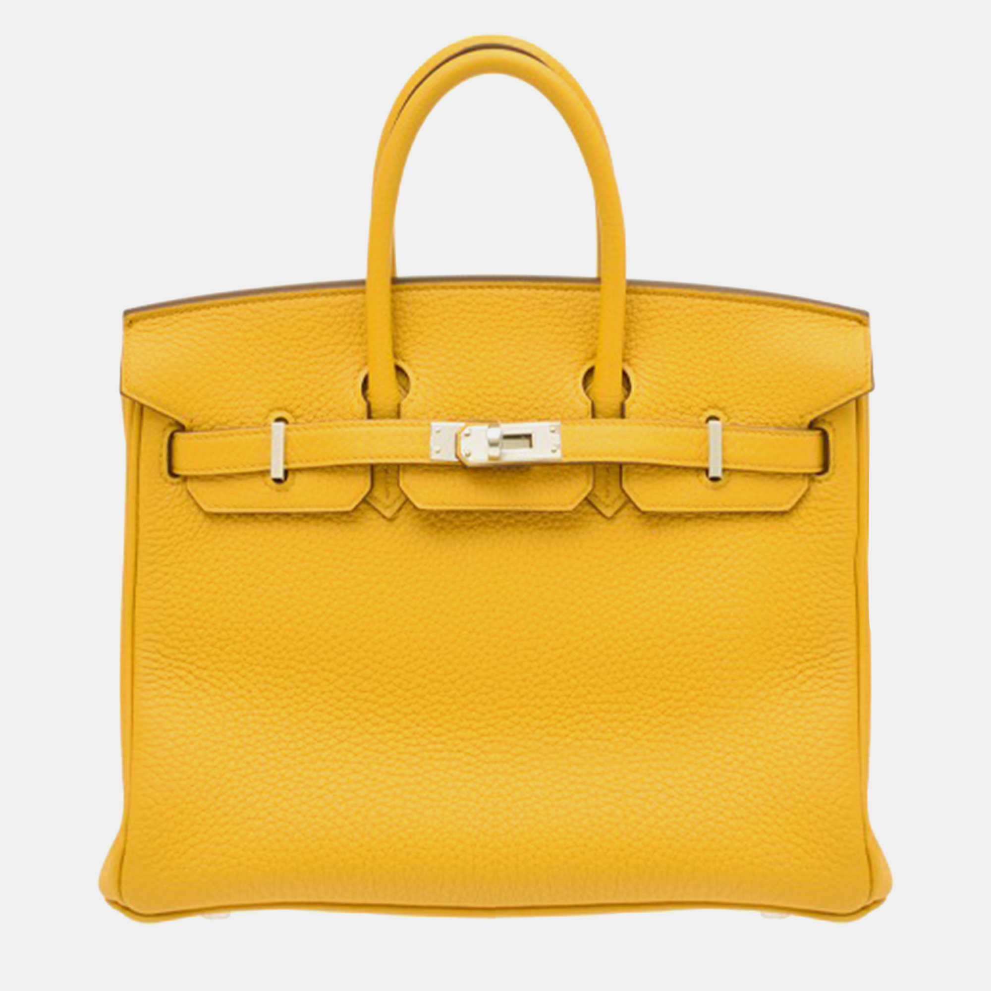 

Hermes Birkin 25 Jaune Ambre Togo Leather Handbag, Yellow
