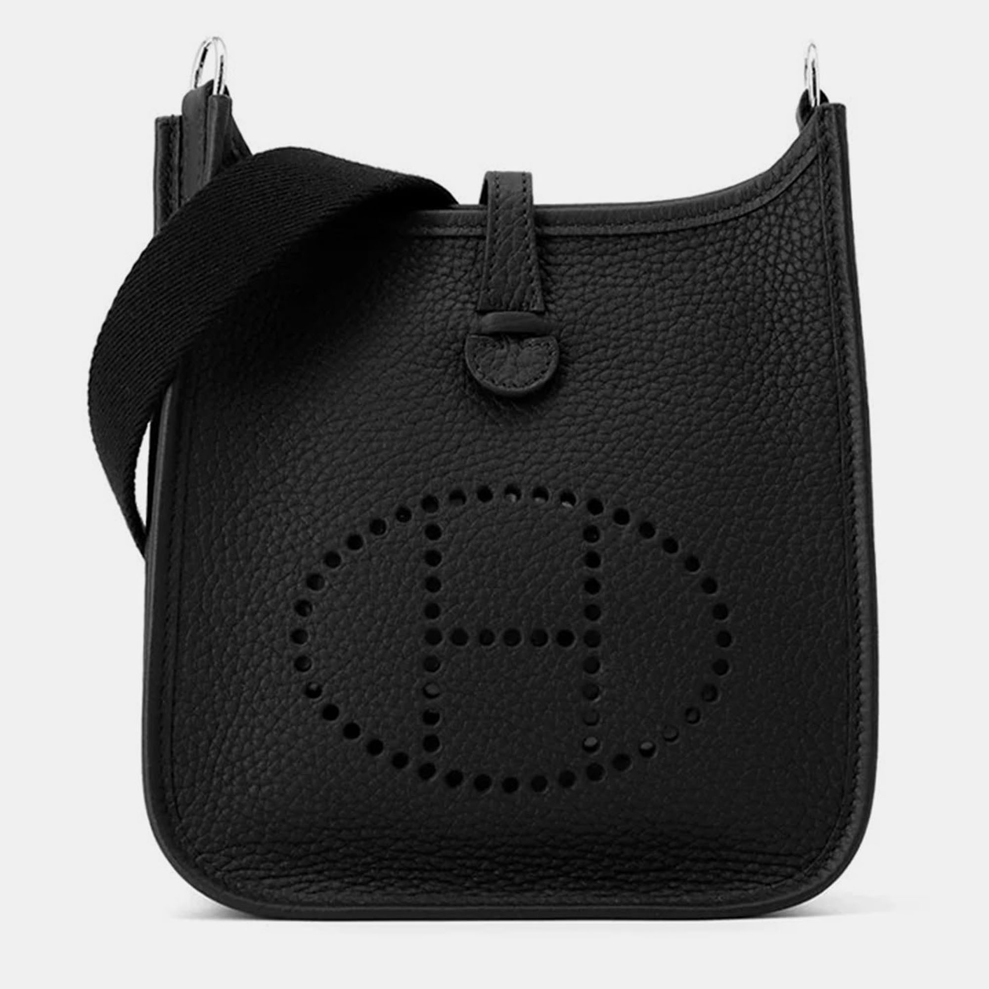 

Hermes Evelyne Amazon Short Black Taurillon Clemence Size TPM