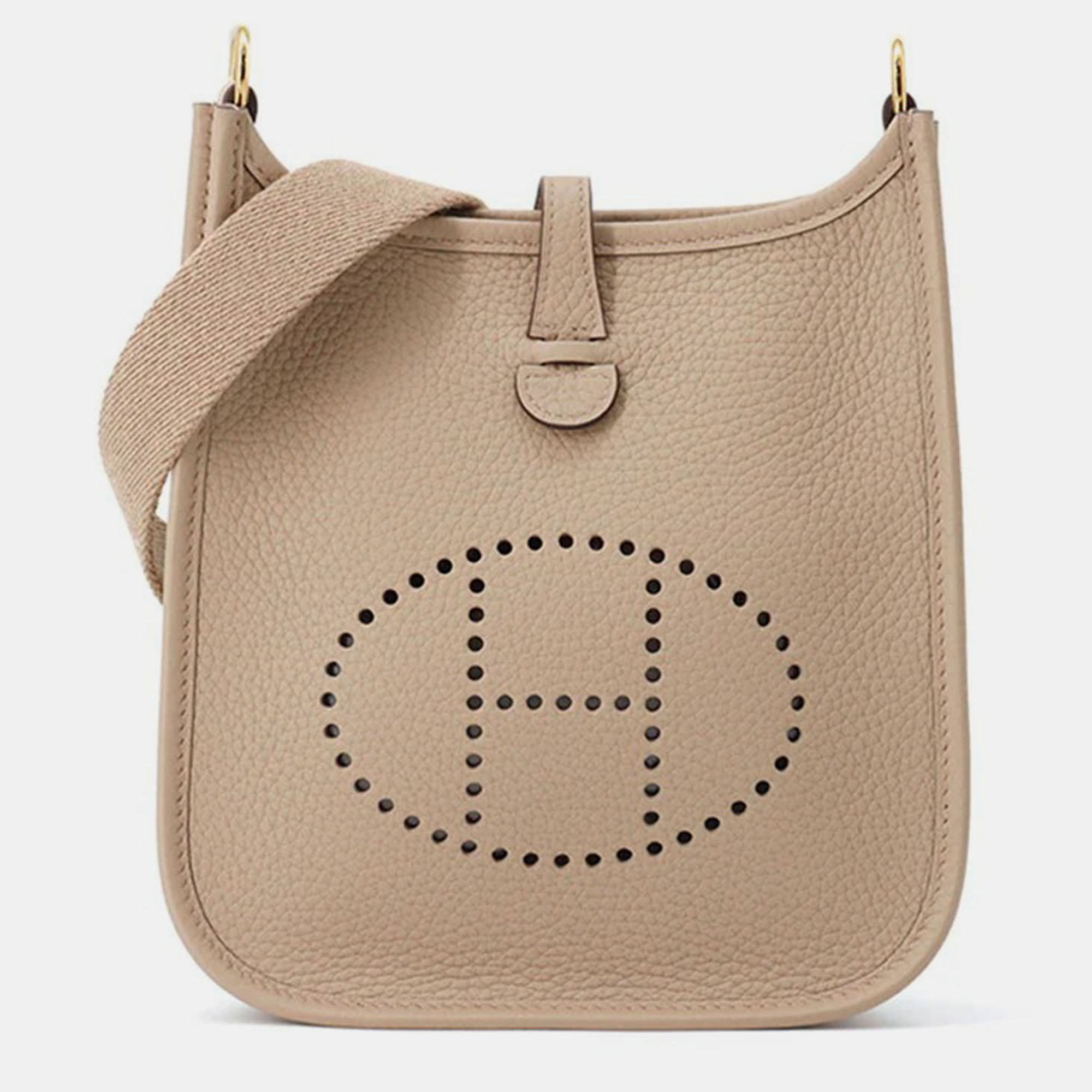 

Hermes Evelyne Long Beige Marfa Taurillon Clemence Size TPM