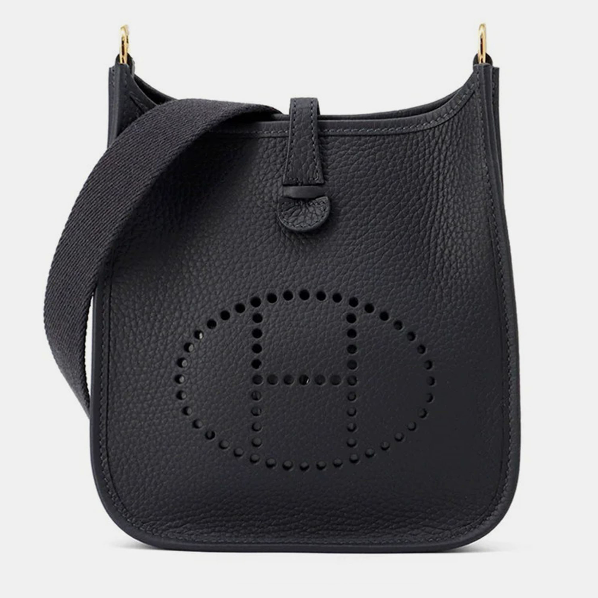 

Hermes Evelyne Caban Taurillon Clemence Size TPM, Black