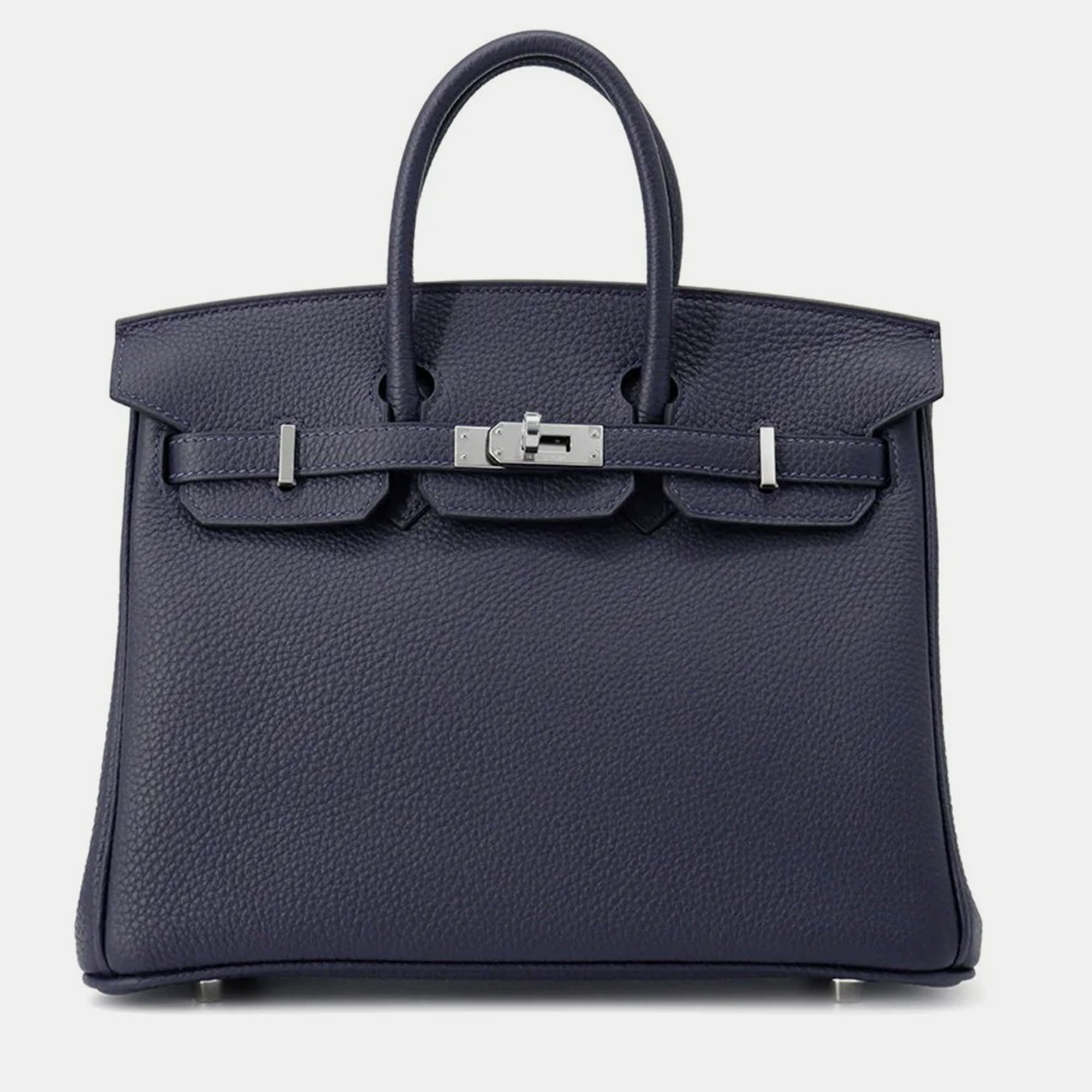 

Hermes Birkin Blue Nuit Togo Leather Size, Navy blue