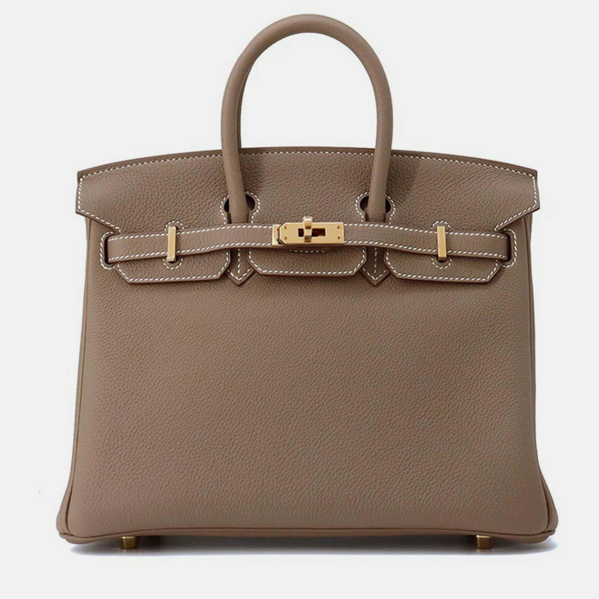 

Hermes Birkin Verso Etoupe/Marron Fonce Togo Leather Size, Brown