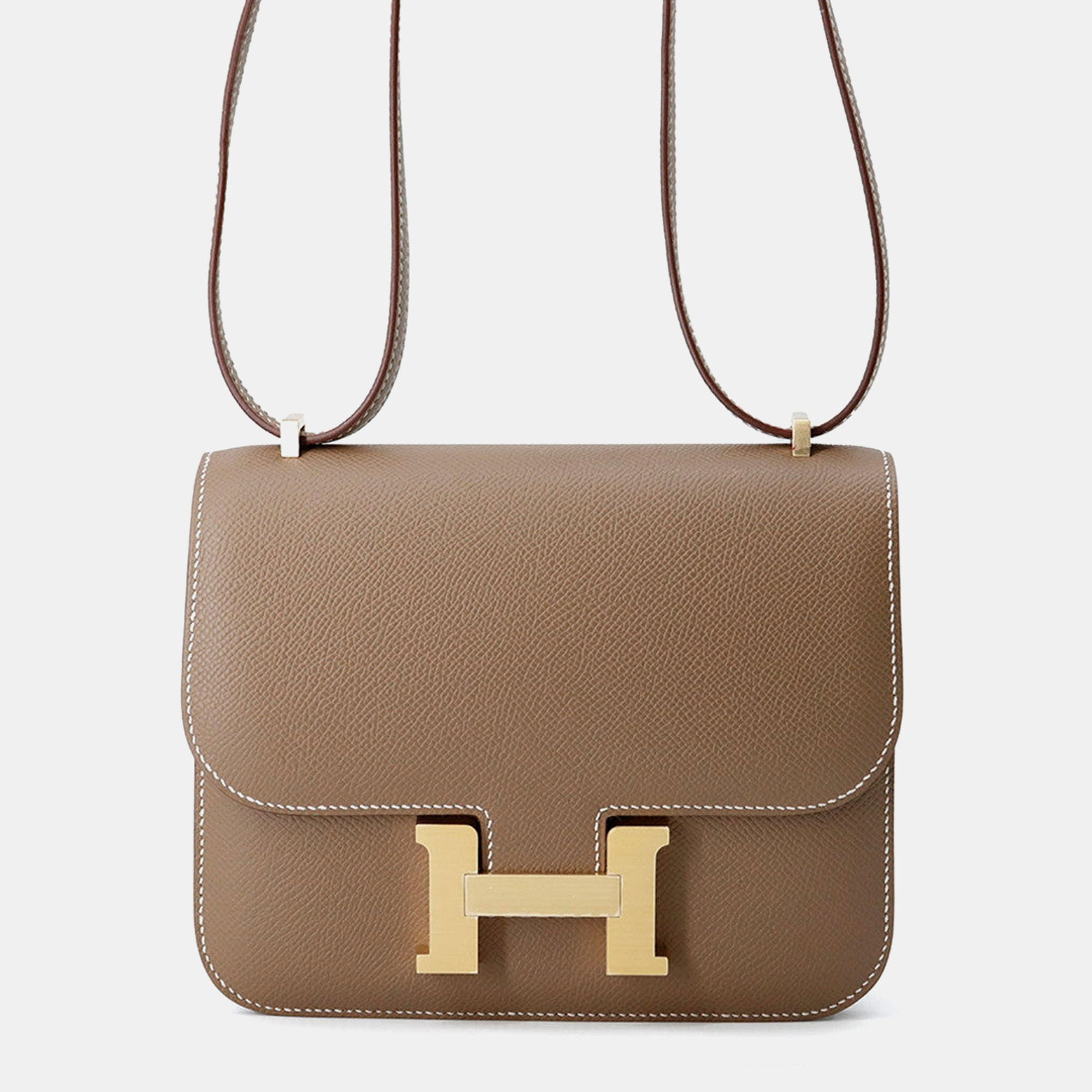 

Hermes Constance 3 Miroir Etoupe Epsom Mini, Brown