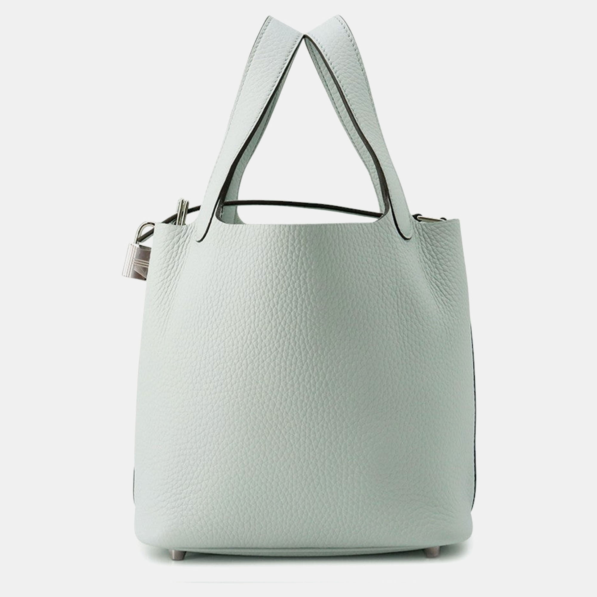 

Hermes Picotin Lock Blue Pale Taurillon Clemence PM