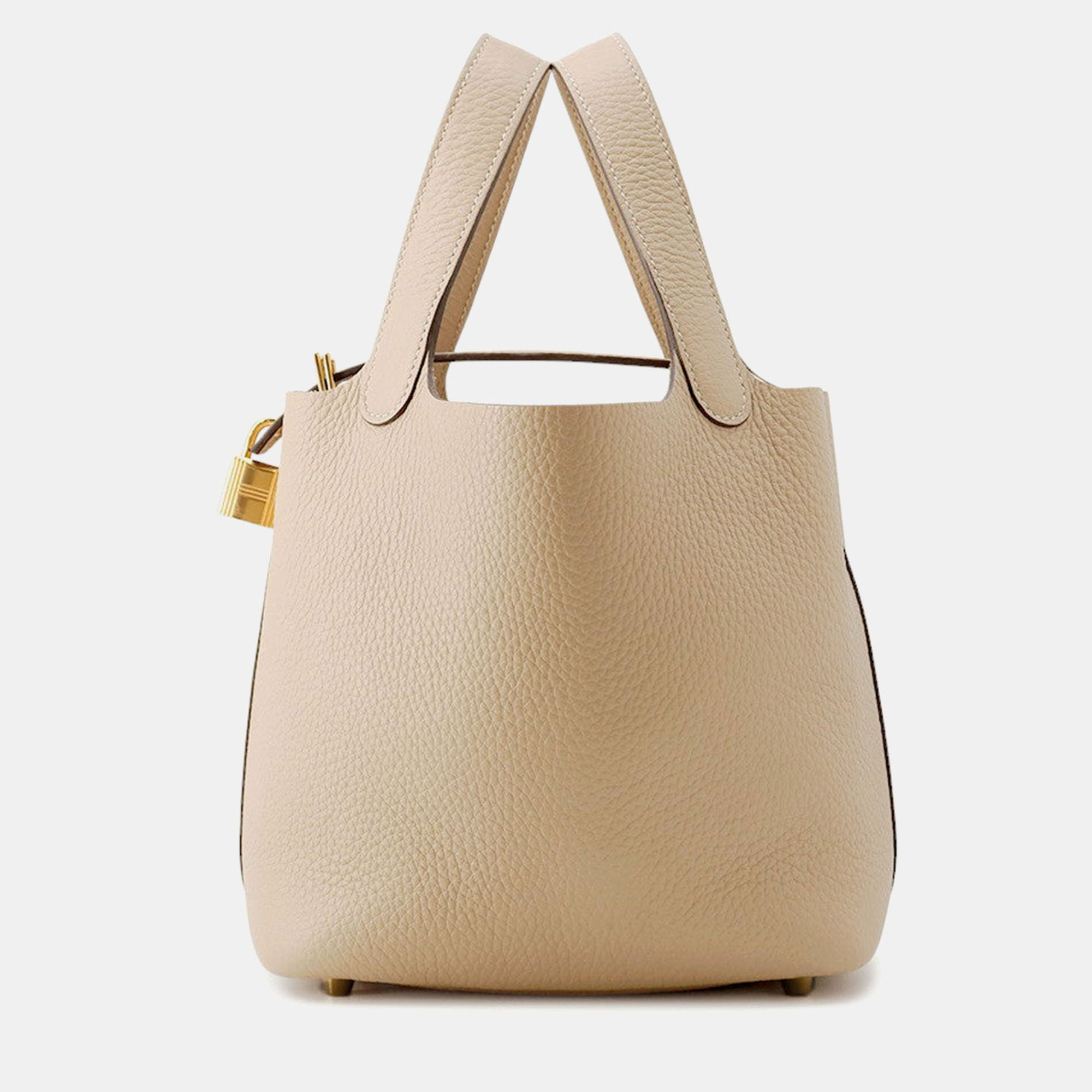 

Hermes Picotin Lock Trench Taurillon Clemence PM, Beige