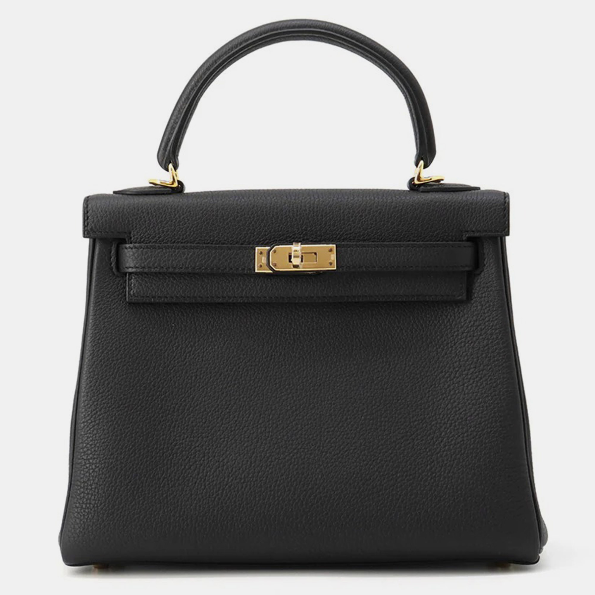 

Hermes Kelly Retourne Sewing Black Togo Leather Size