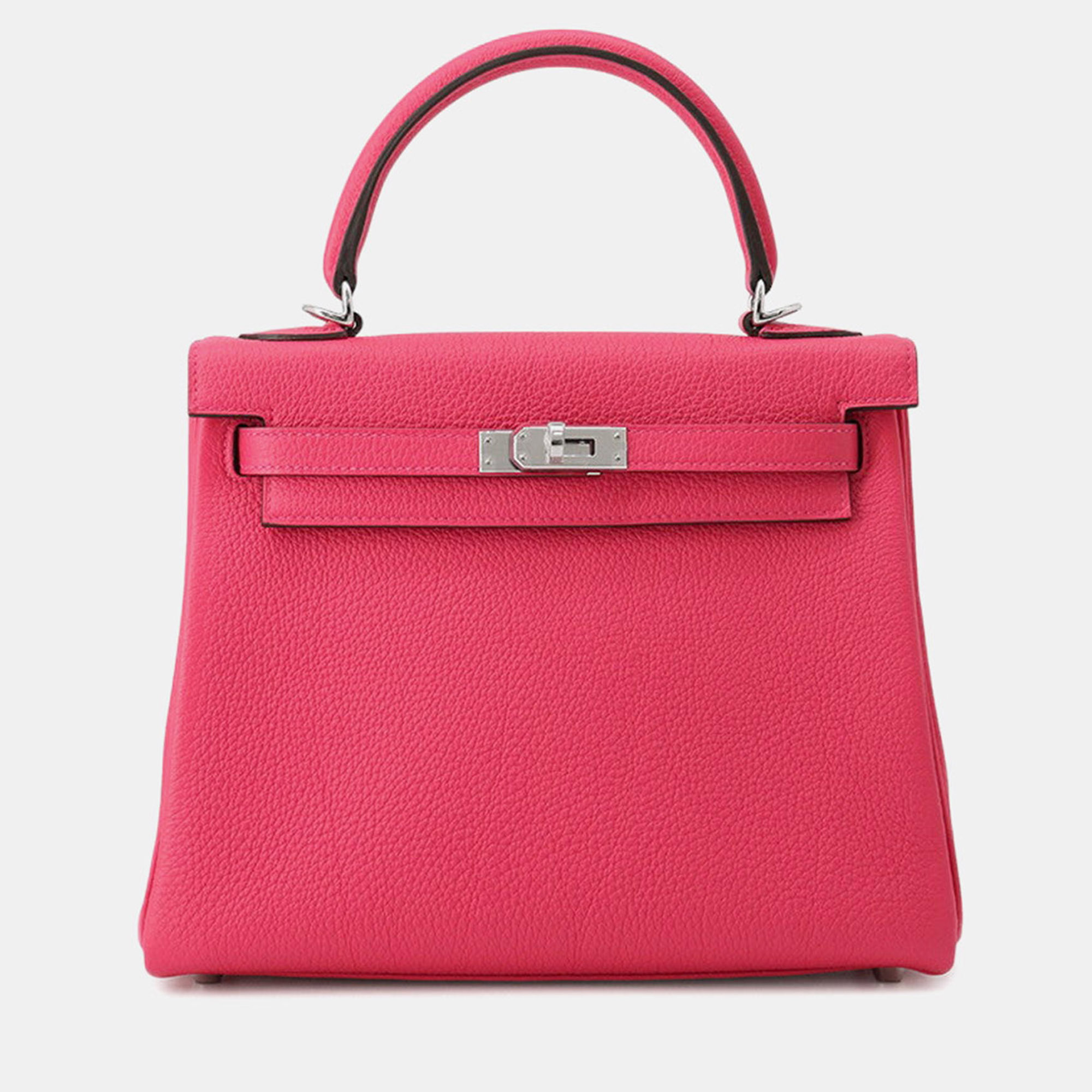 

Hermes Kelly Retourne Rose Mexico Togo Leather Size, Pink