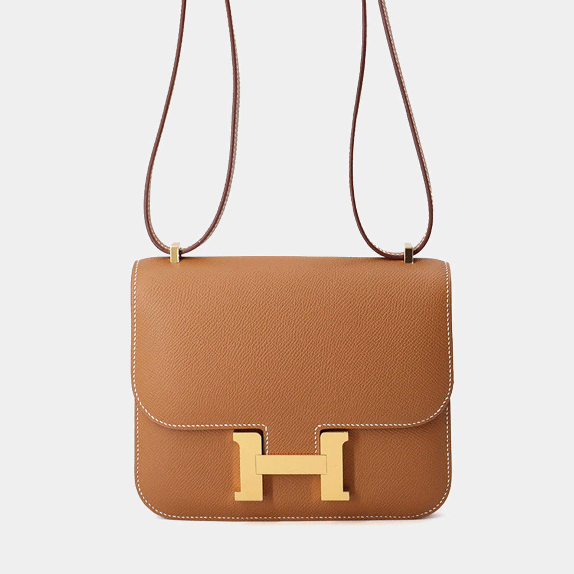 

Hermes Constance3 Miroir Gold Epsom Size Mini, Brown