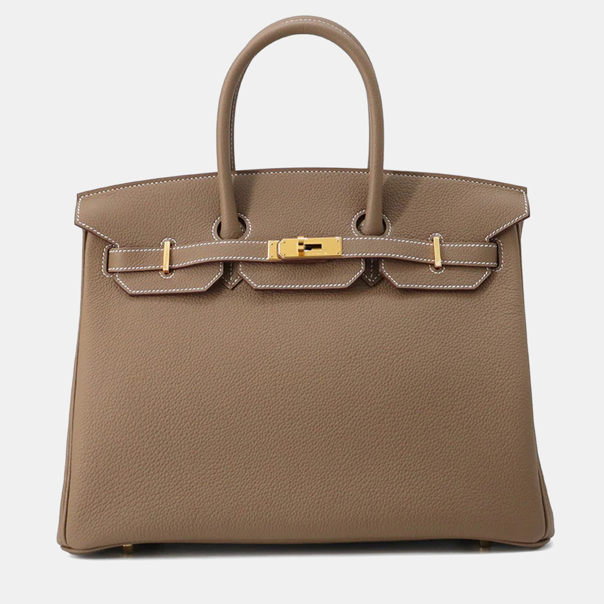 

Hermes Birkin Etoupe Togo Leather Size, Brown