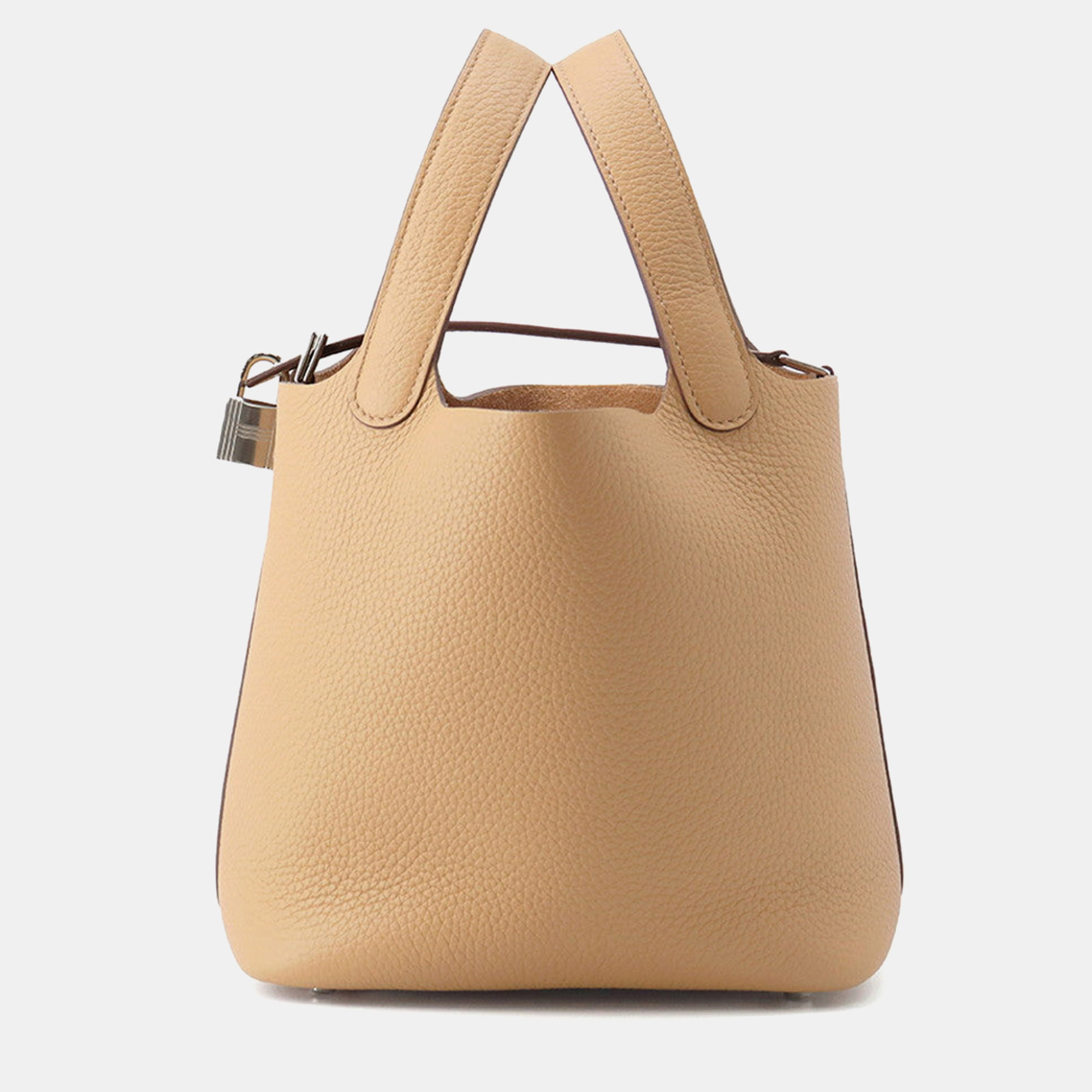 

Hermes Picotin Lock Biscuit Taurillon Clemence Size Pm, Brown